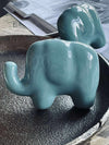 Knopp elefant blå - 2 st.