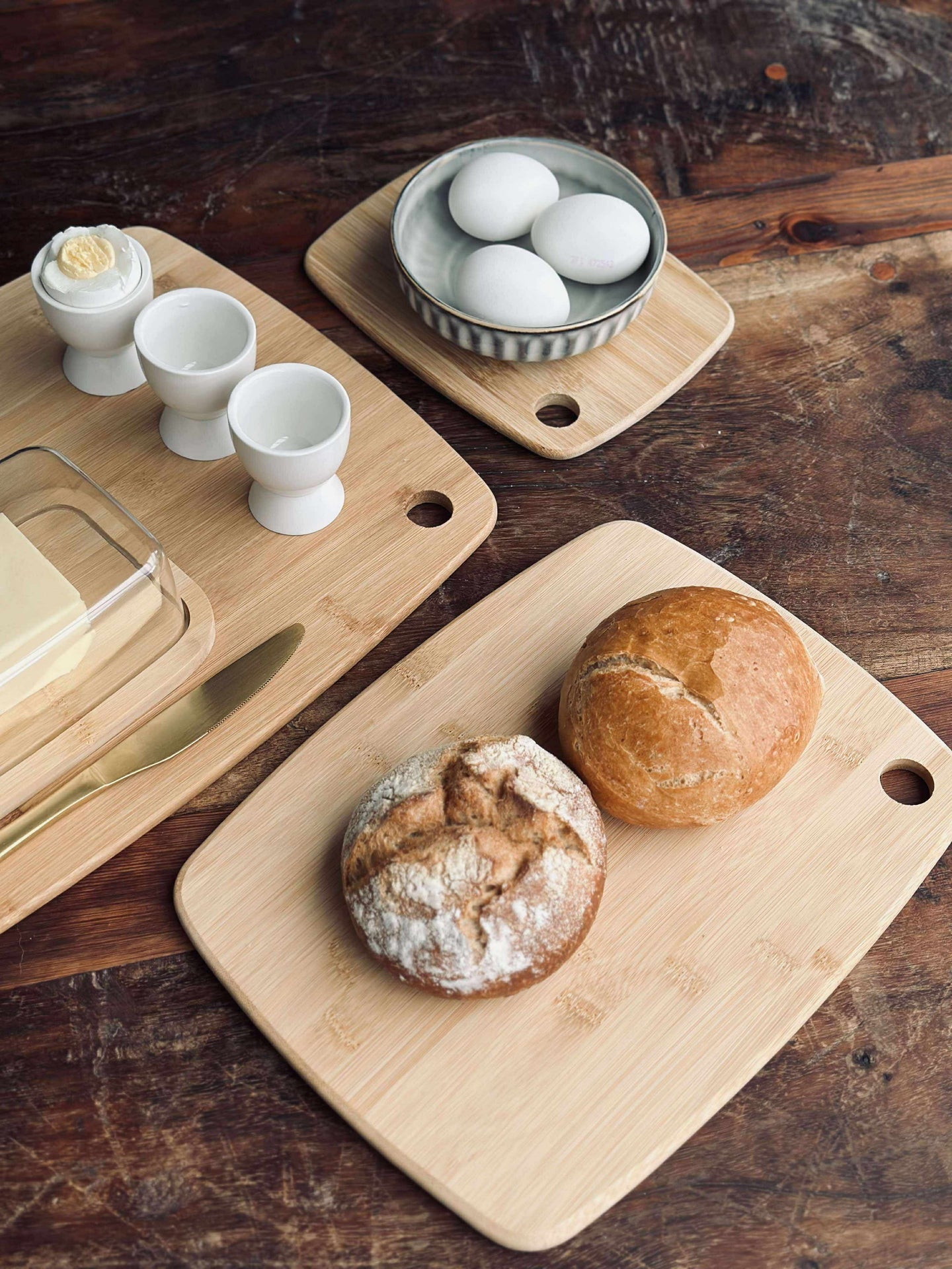 Skärbräda - 3 st. Bambu