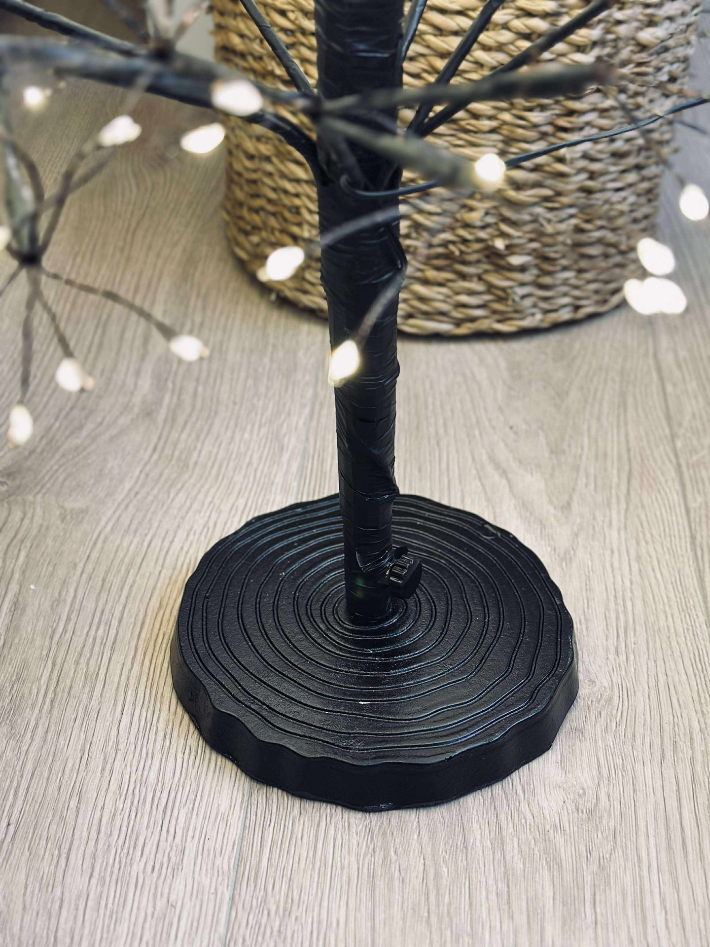 Julgran med 1600 LED-lampor - Svart