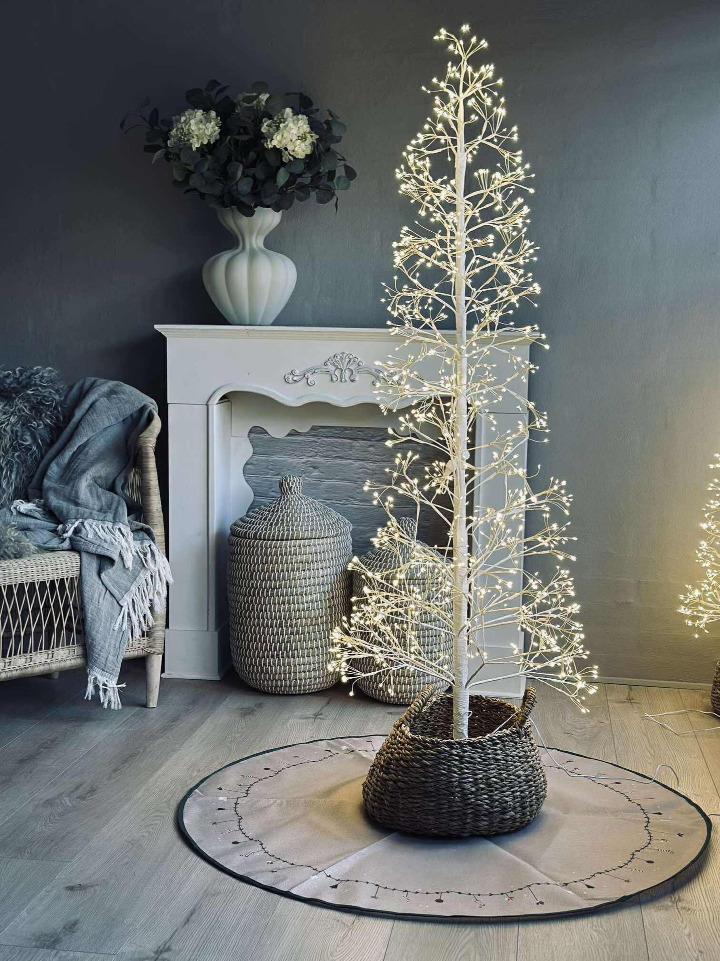 Julgransmatta 100 cm