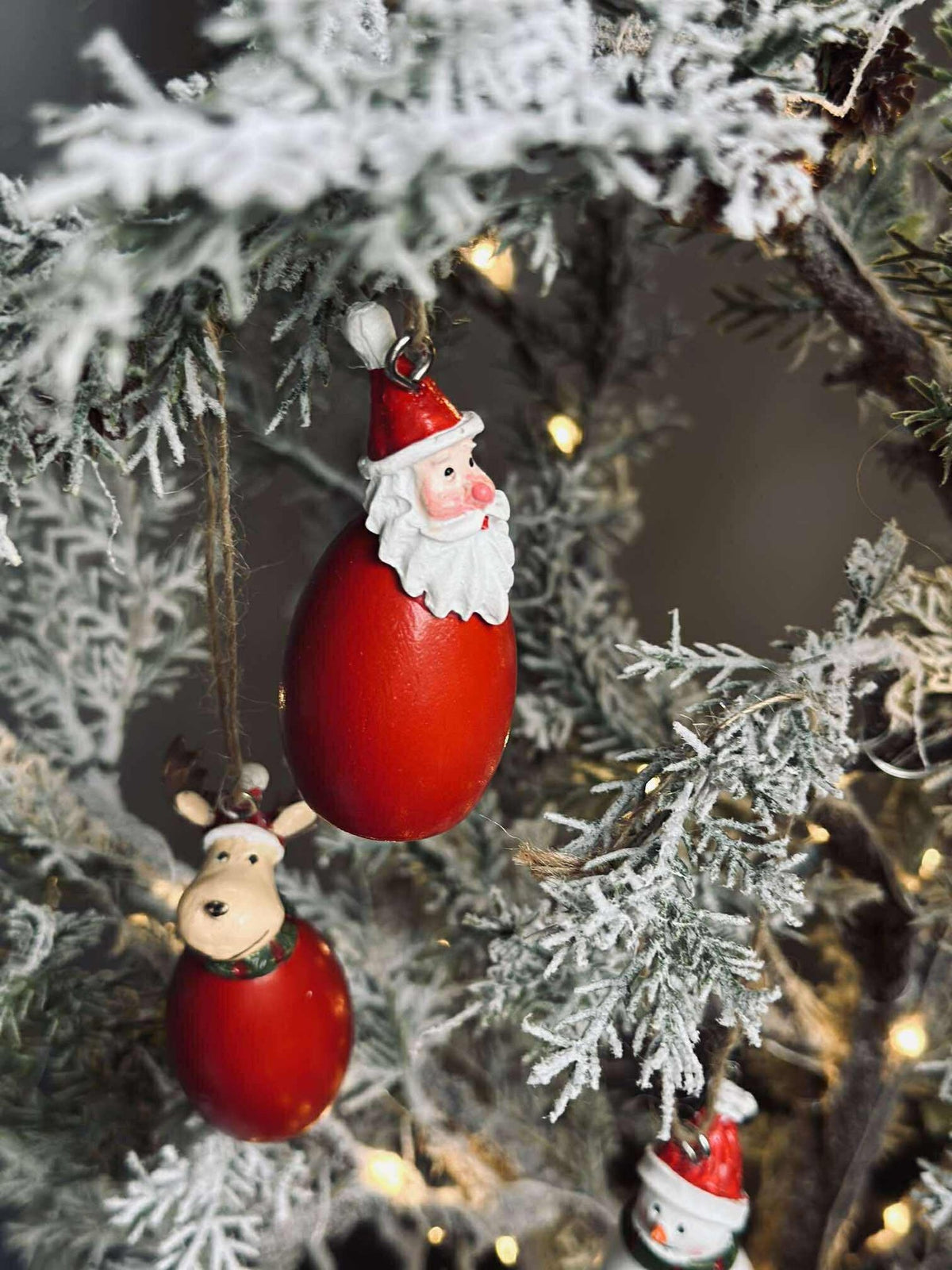 Hänge jultomte - wood