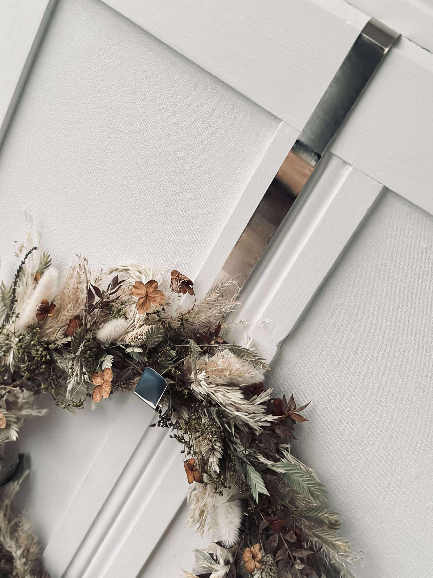 Upphängning för dörrkrans - Silver