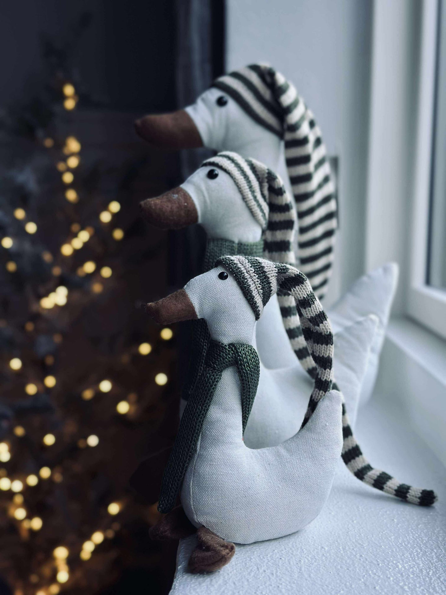 Julanka med grön mössa