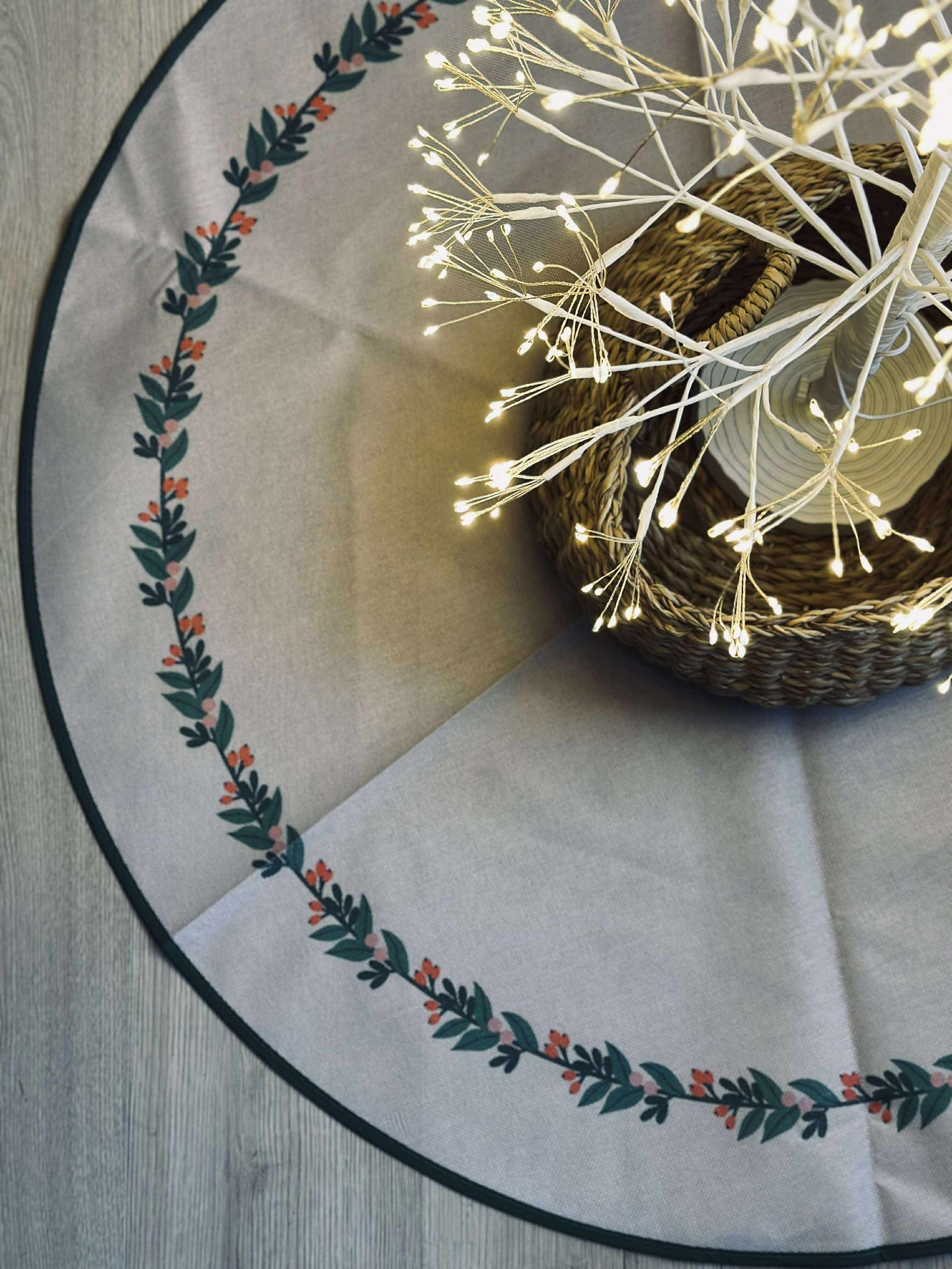 Julgransmatta 100 cm