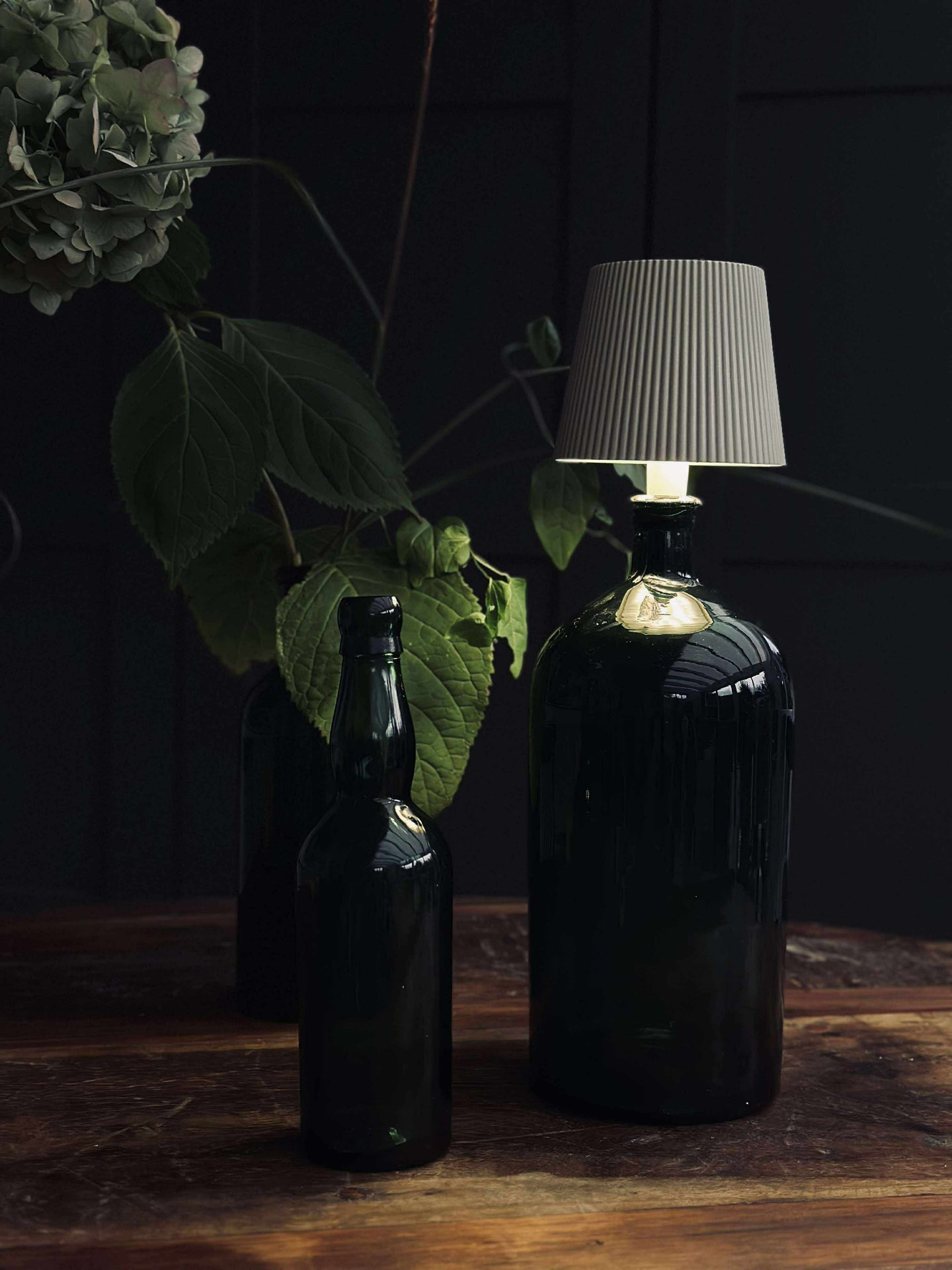 LED-lampa för vinflaska - Creme MIX