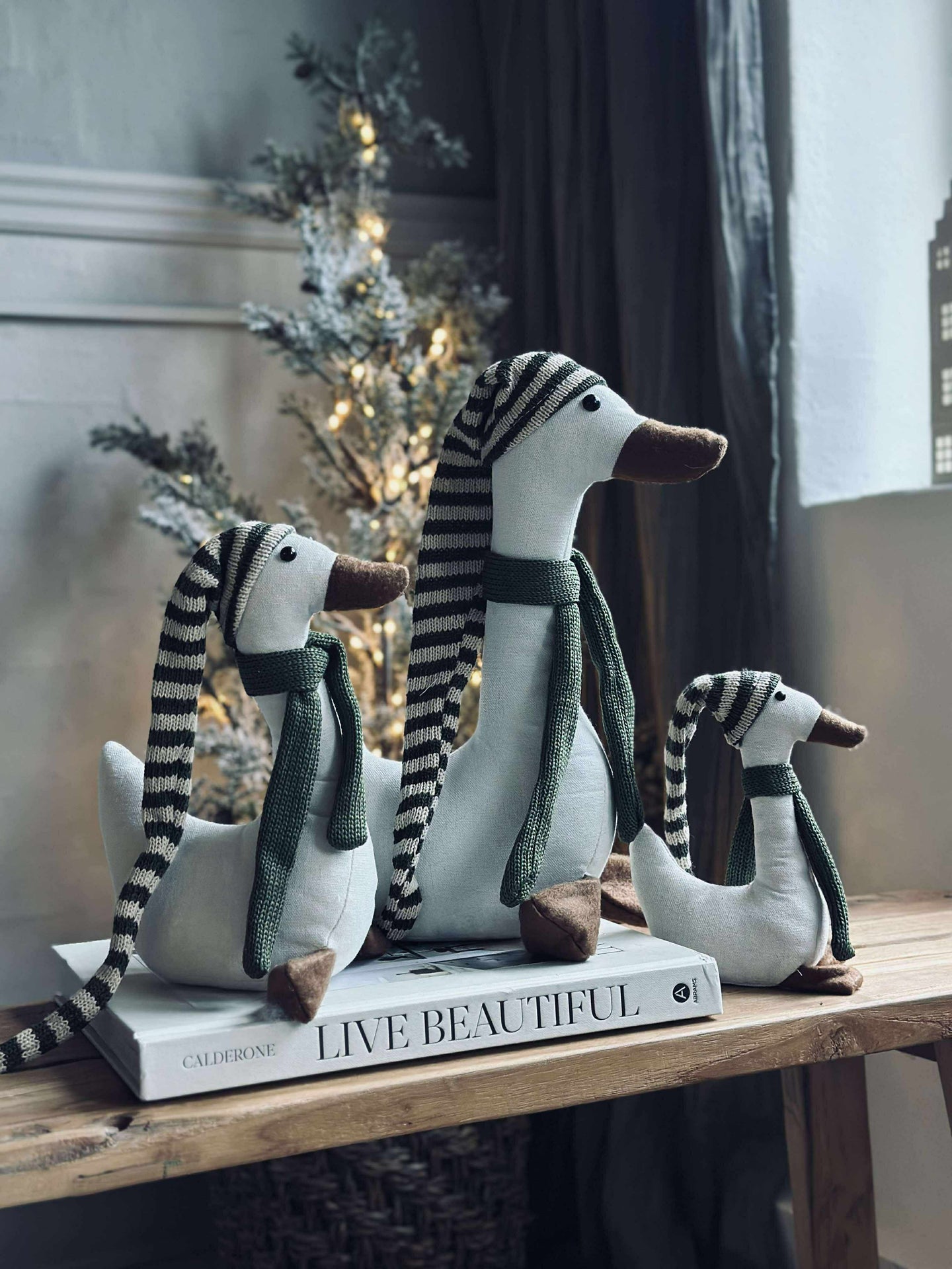 Julanka med grön mössa