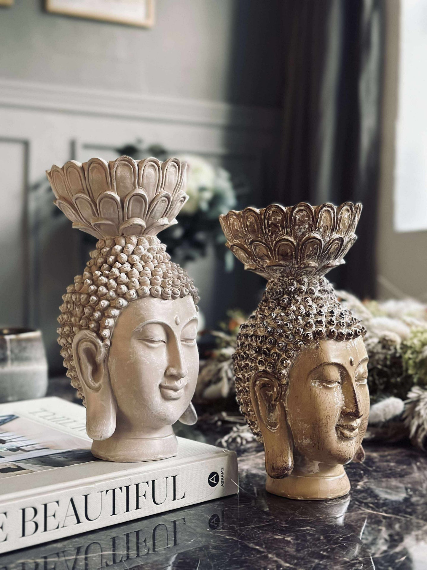 Ljusstake Buddha Big - MIX