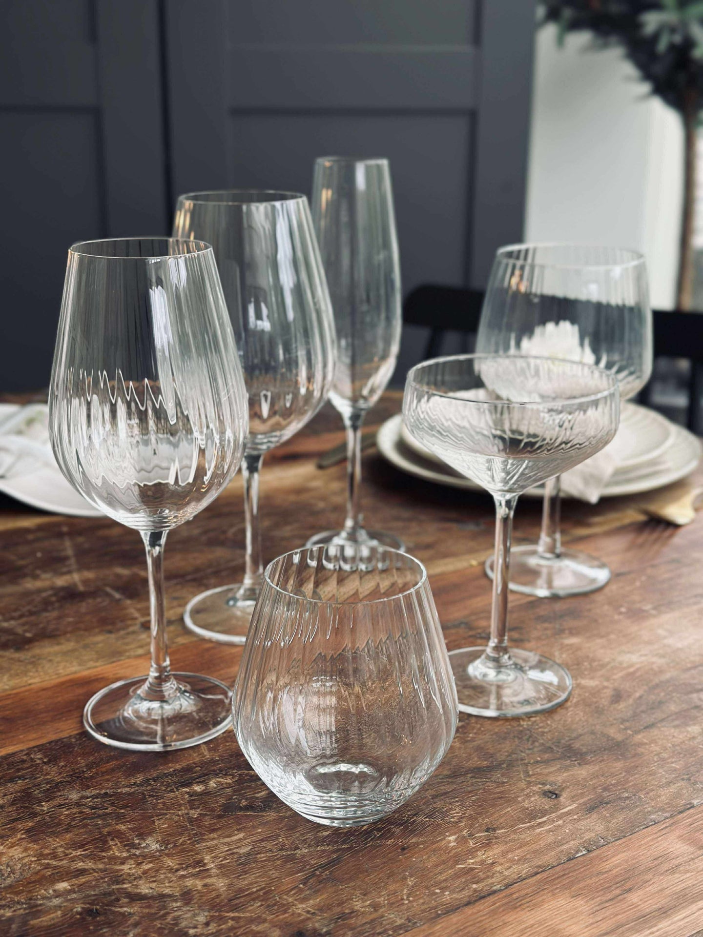 Vattenglas CRYSTAL - Set med 4 st.