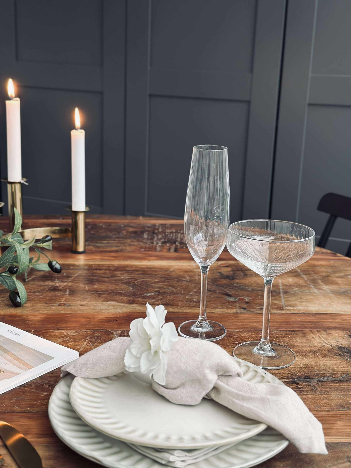 Champagneglas CRYSTAL - Set med 4 st.