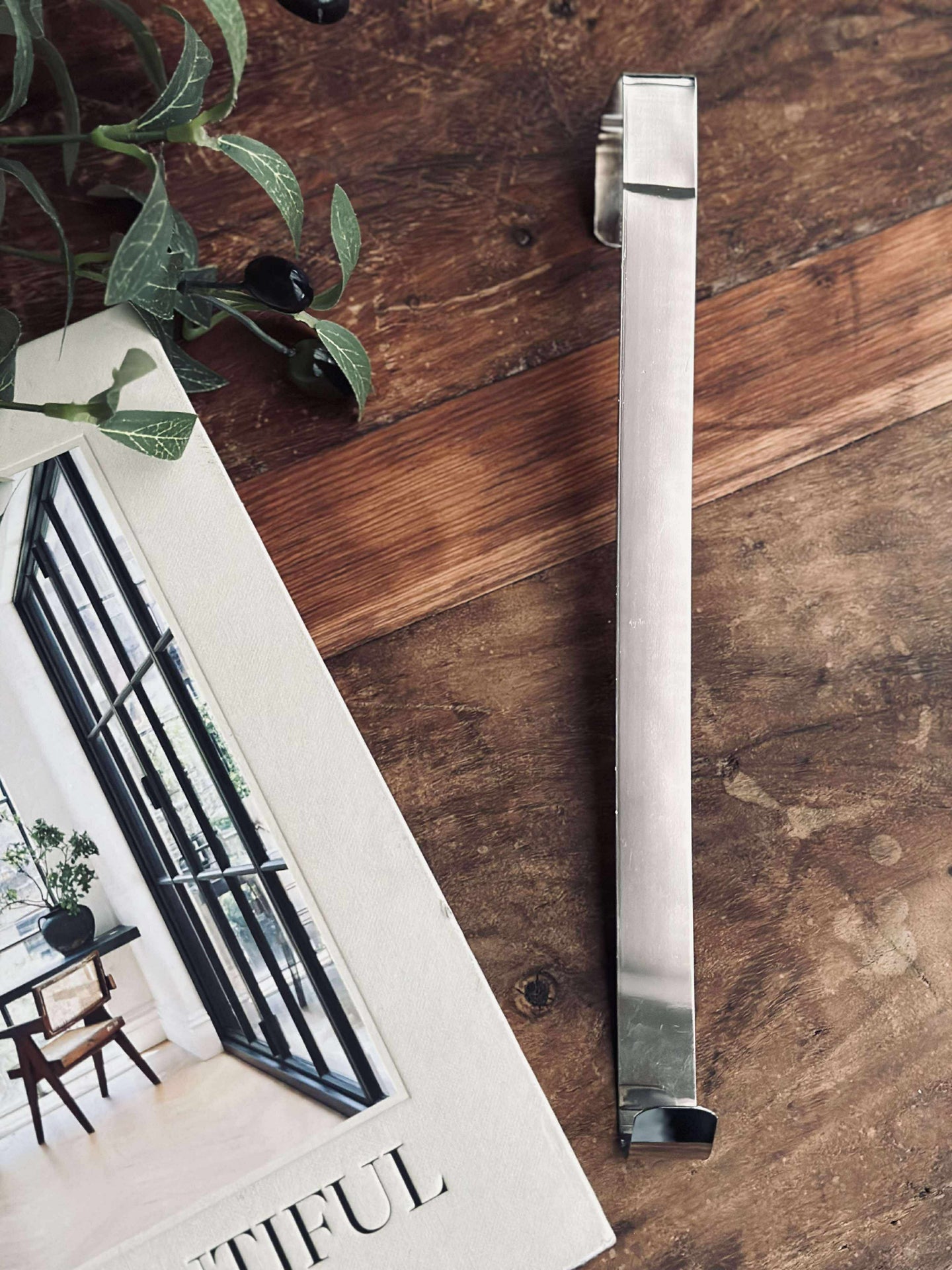 Upphängning för dörrkrans - Silver