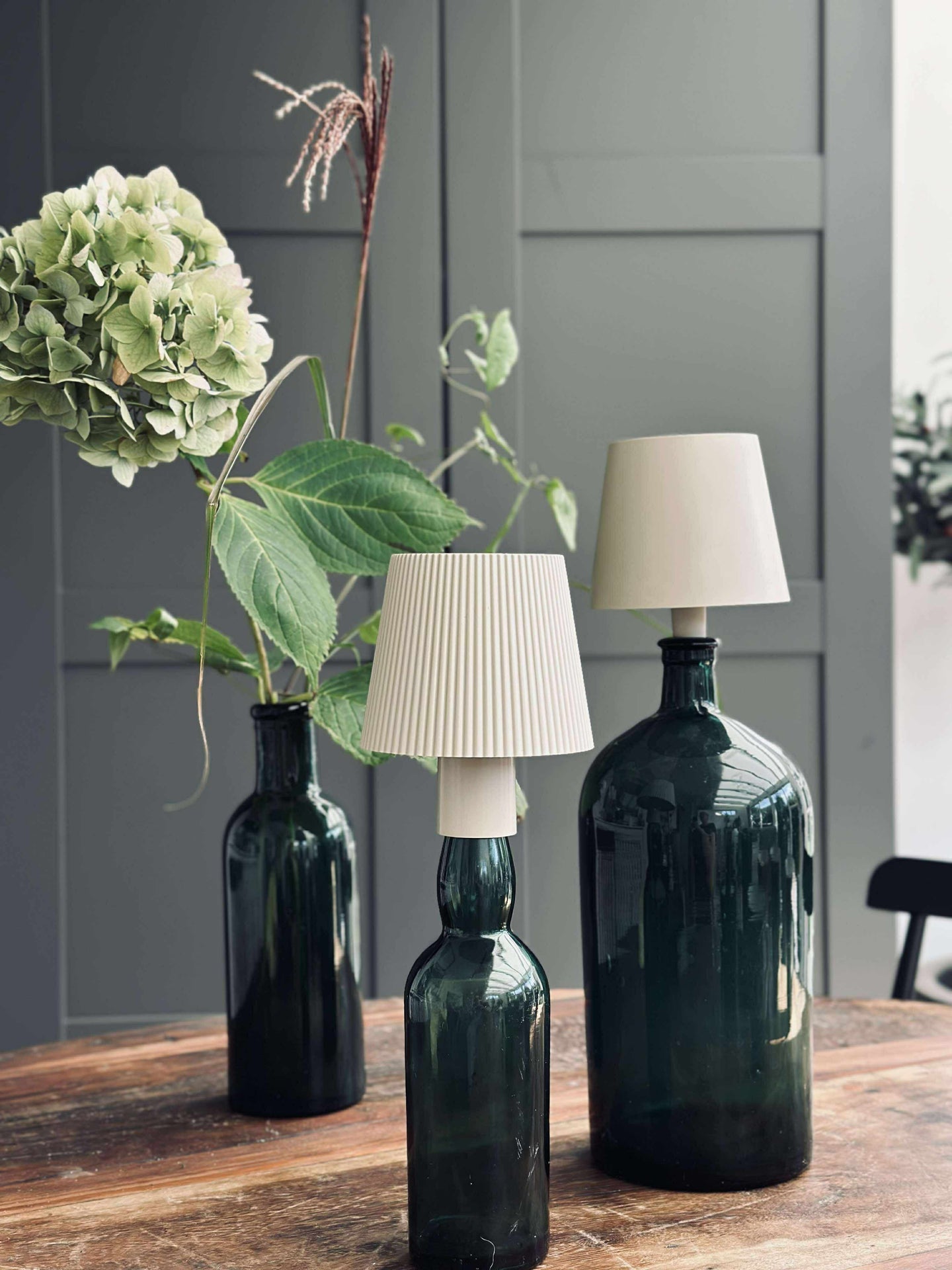 LED-lampa för vinflaska - Creme MIX