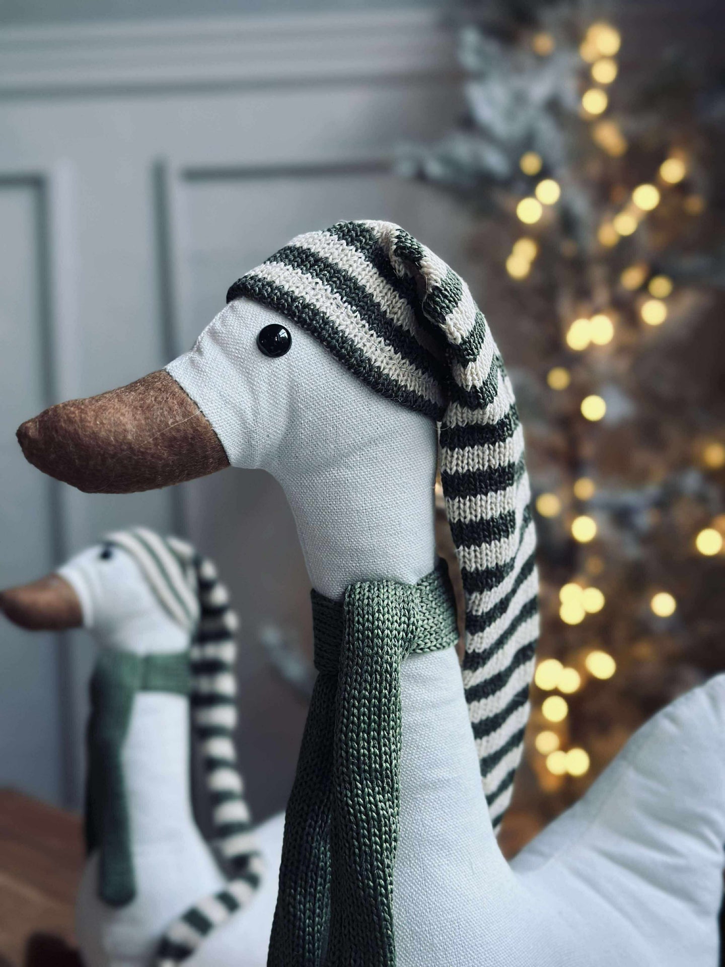 Julanka med grön mössa