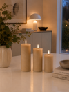 Blockljus Sand - Flera storlekar