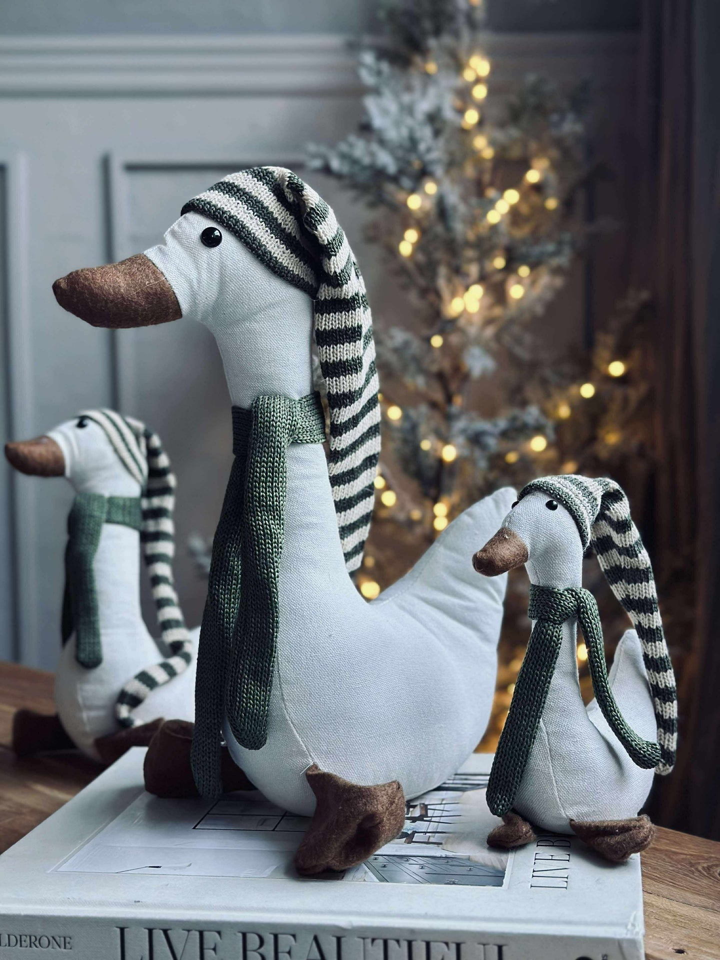 Julanka med grön mössa