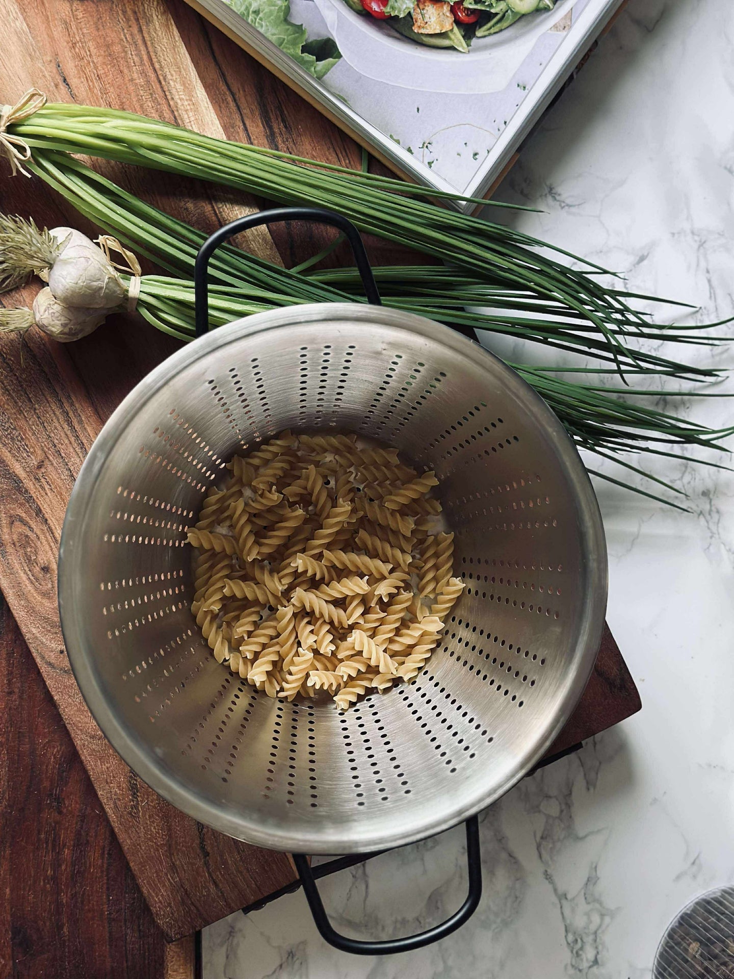 Durkslag Svart - Rostfritt stål