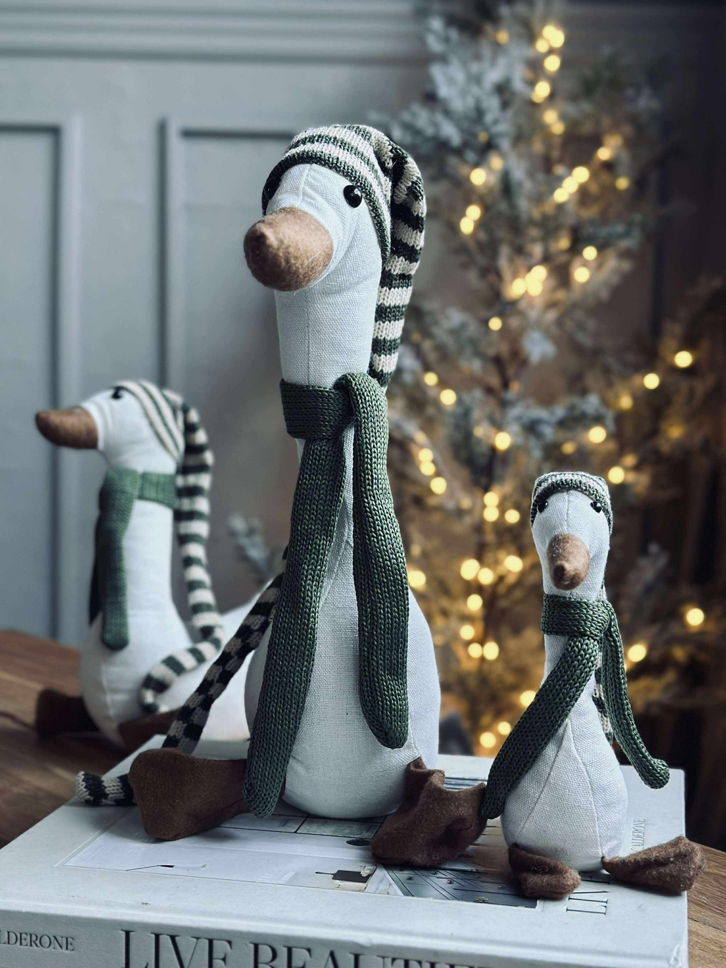 Julanka med grön mössa