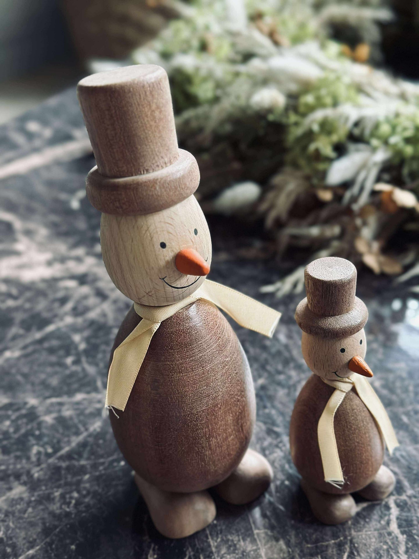 Snögubbe - trä