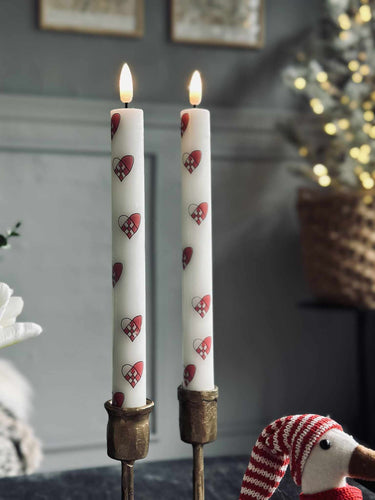 LED Scenljus 2 st - Hjärtan