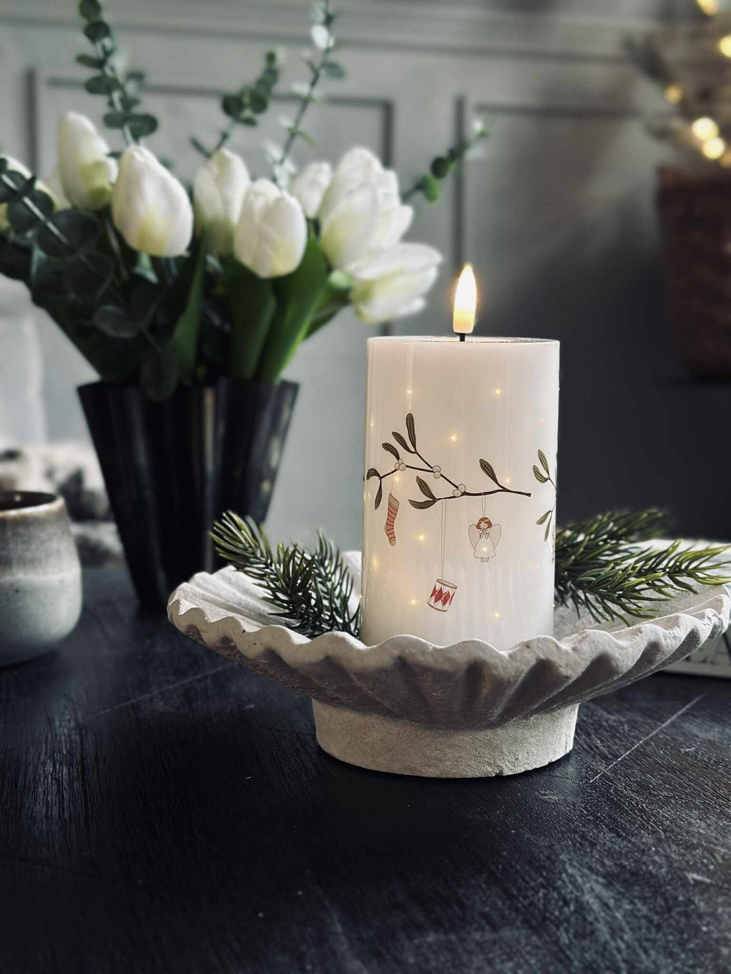 LED Blockljus TWINKLE - Mistel