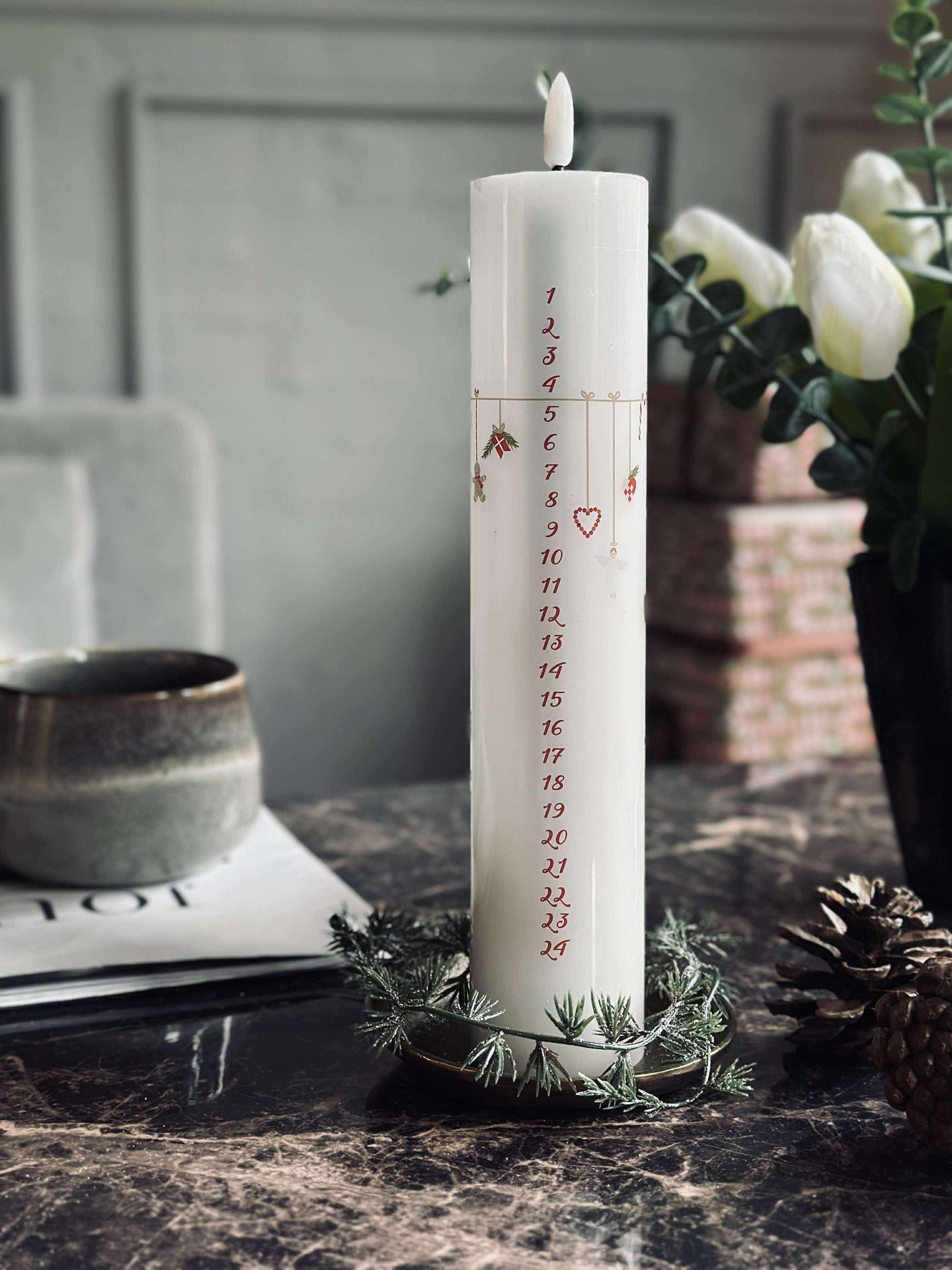 LED Kalenderljus TWINKLE med fjärrkontroll