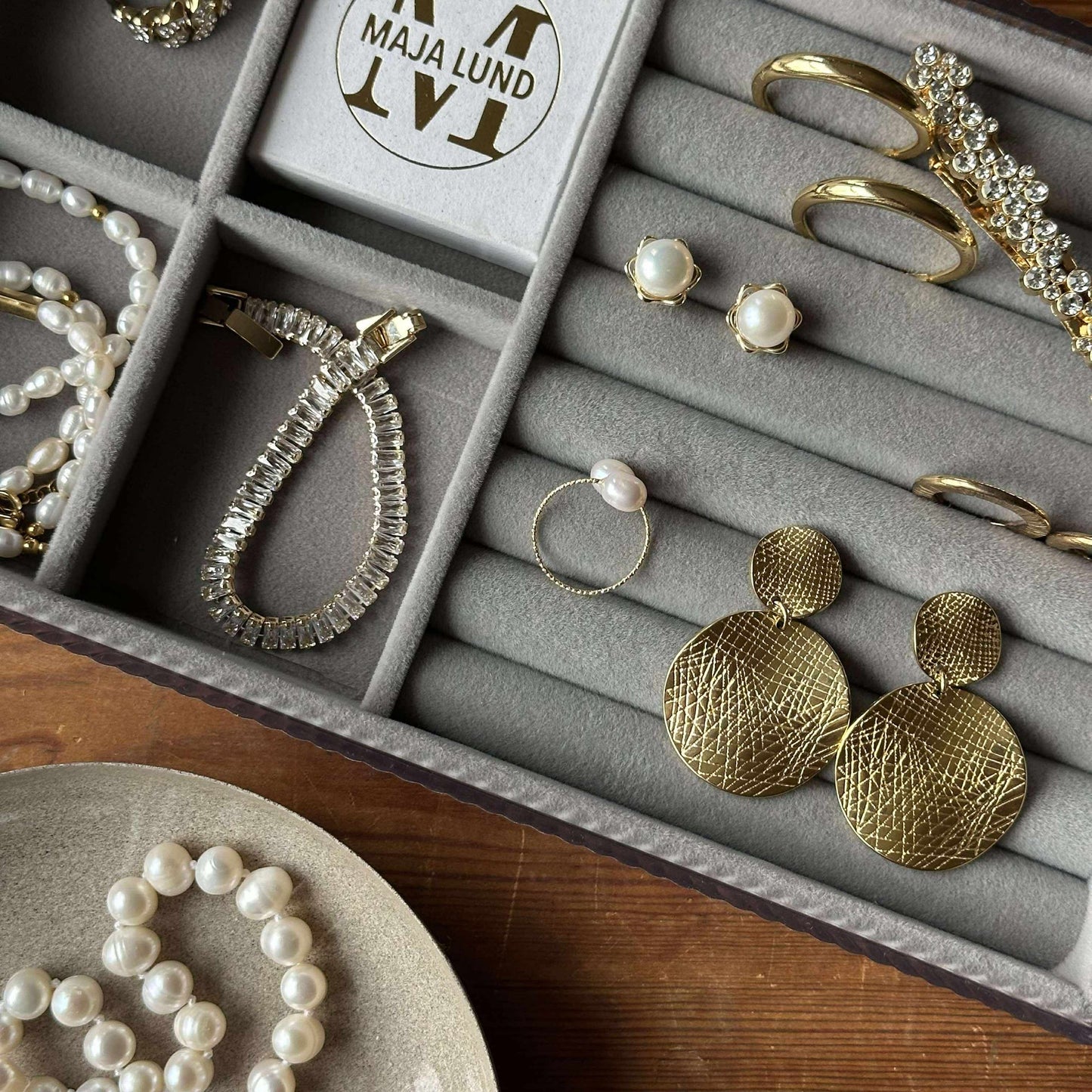 Örhängen ALBERTE - 18k förgyllt