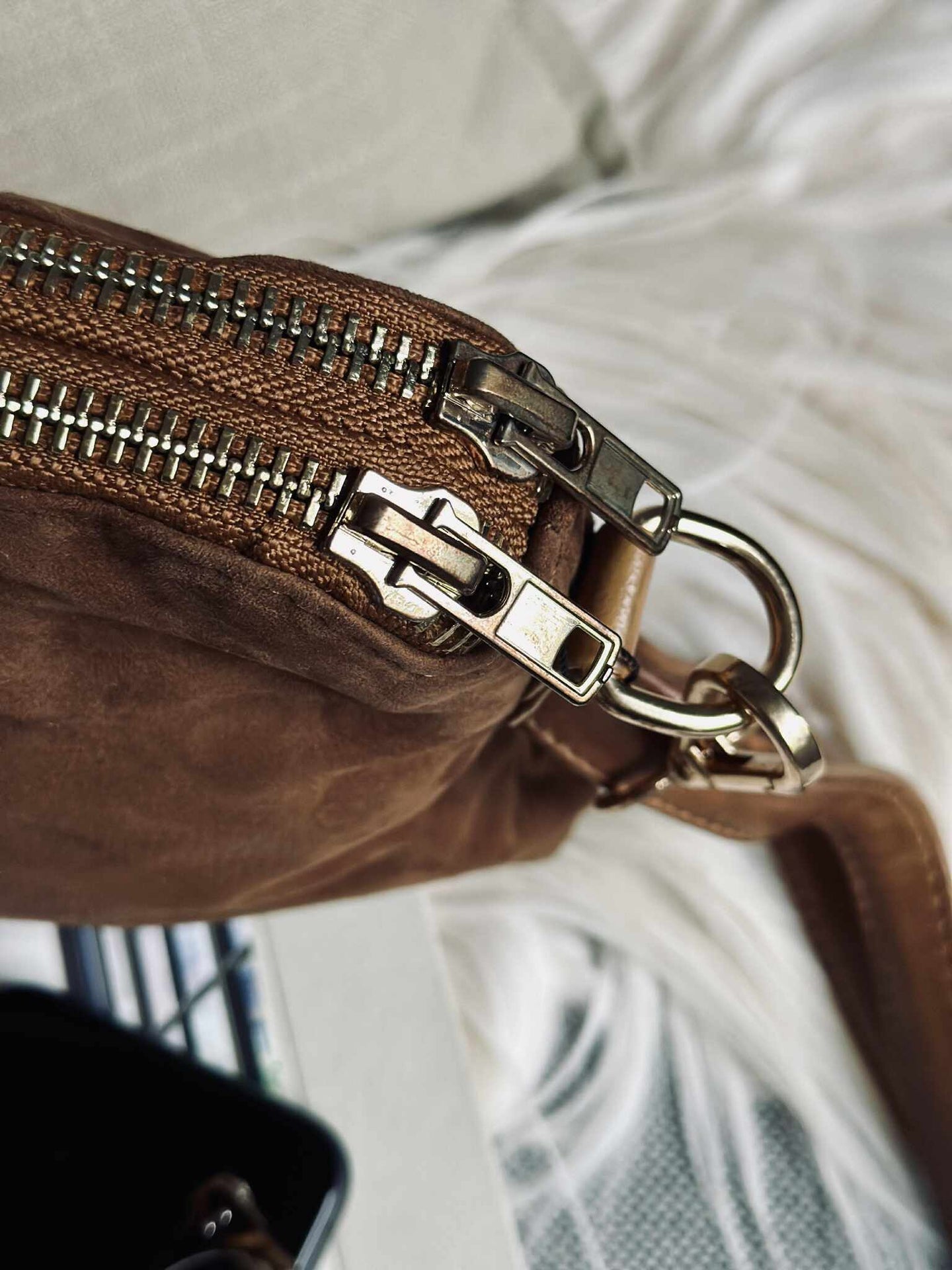 Crossbody-clutch ALICE - Mocka caramel