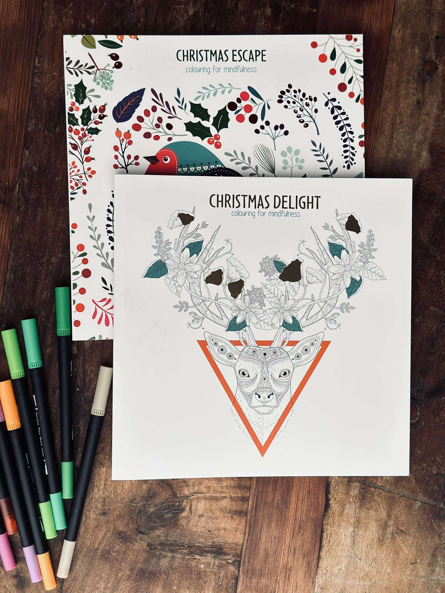 Målarbok för vuxna - Julmix