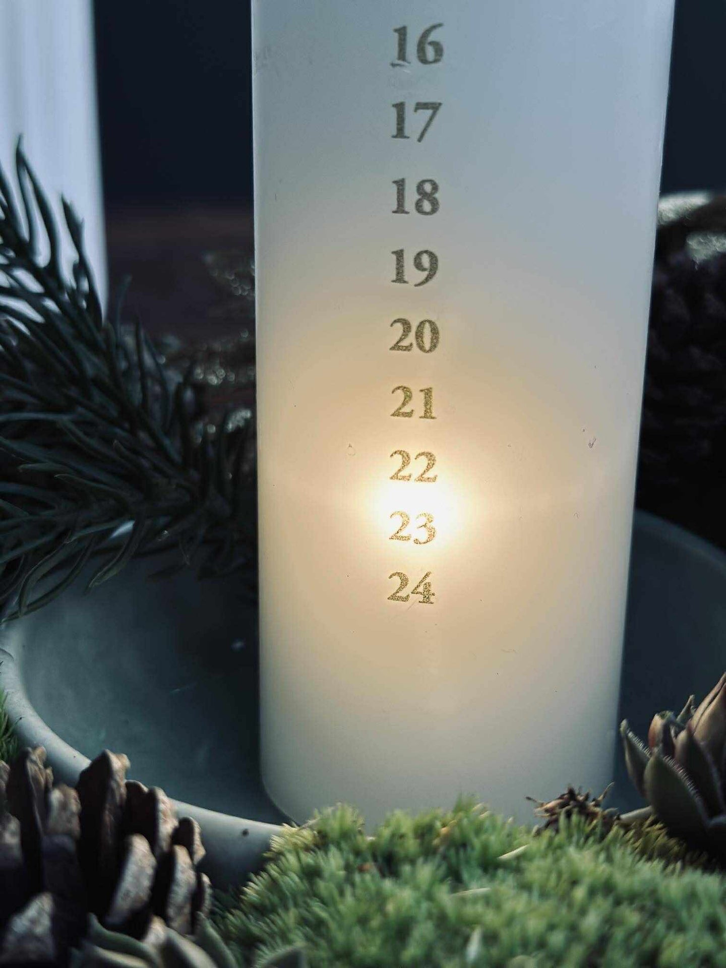 LED Kalenderljus inkl fjärrkontroll