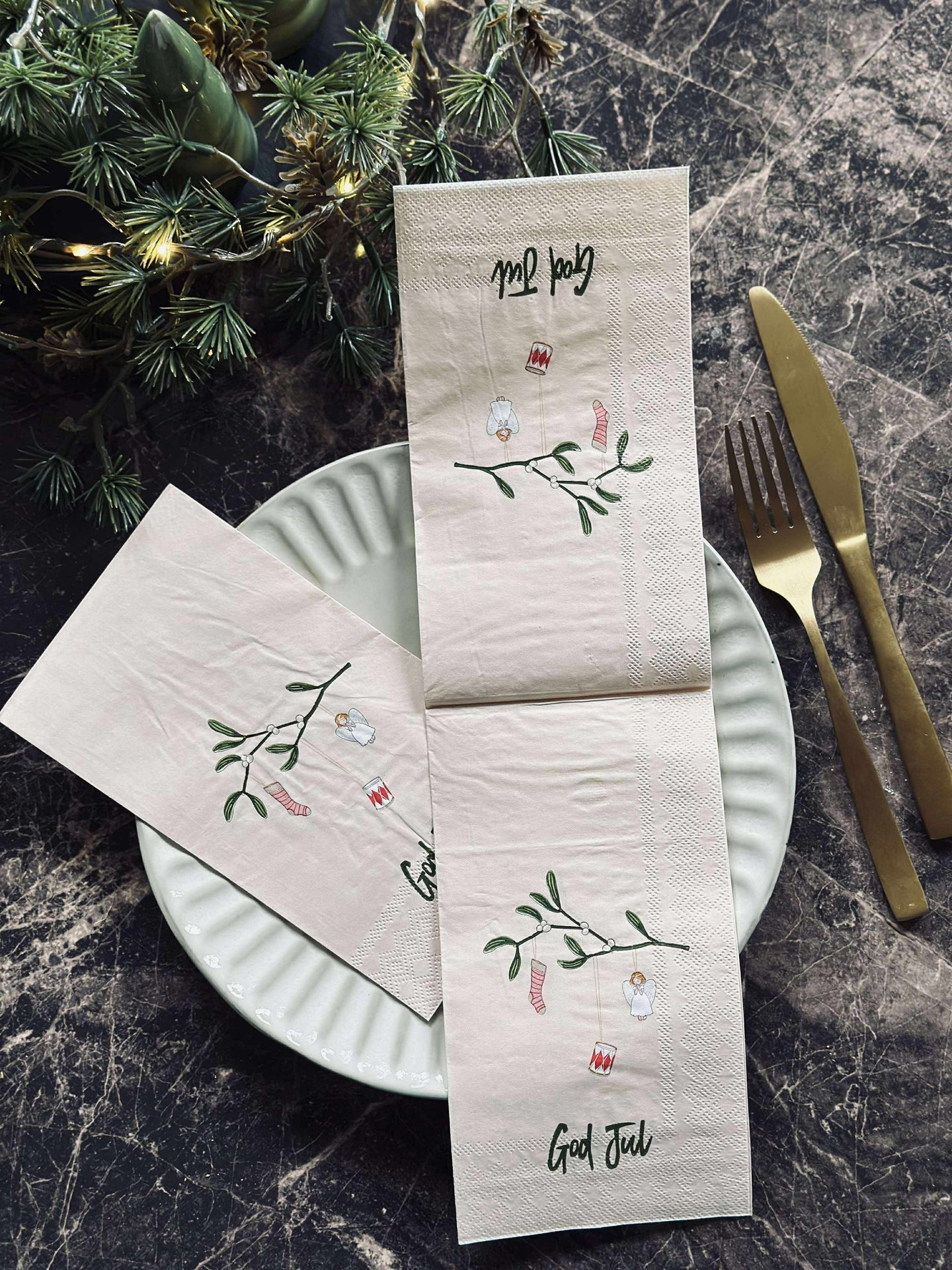 Servetter - 20st. Mistel