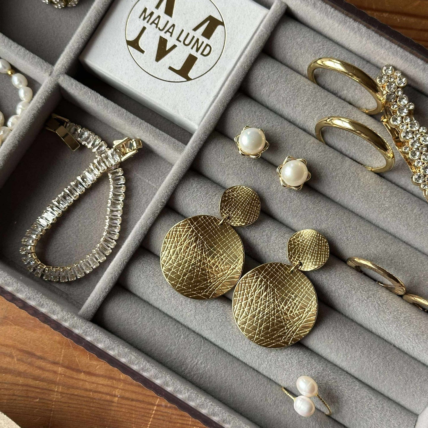 Örhängen ALBERTE - 18k förgyllt