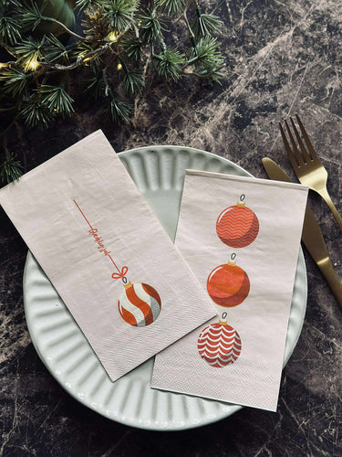 Julservetter - 20st. Röd / Sand