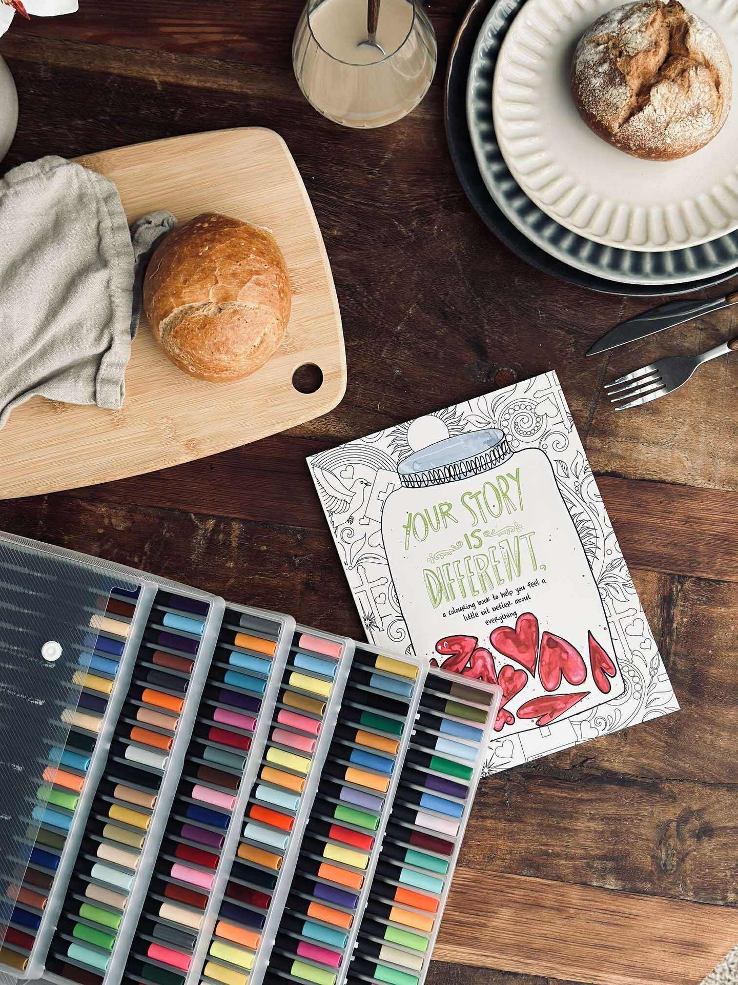 Målarbok för vuxna - Din berättelse är annorlunda