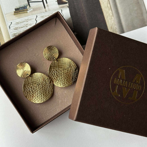 Örhängen ALBERTE - 18k förgyllt