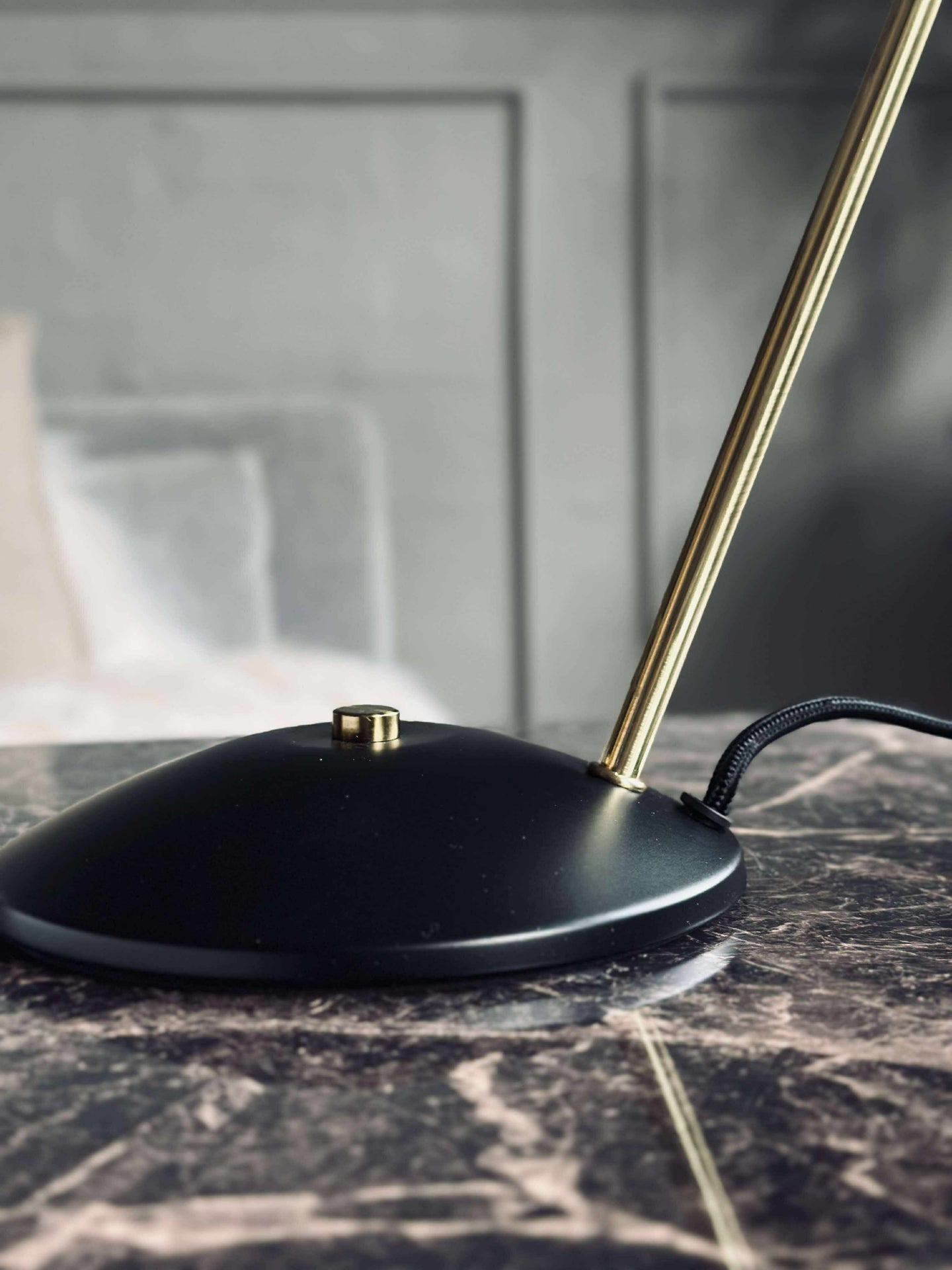 Bordslampa Retro - Svart / guld