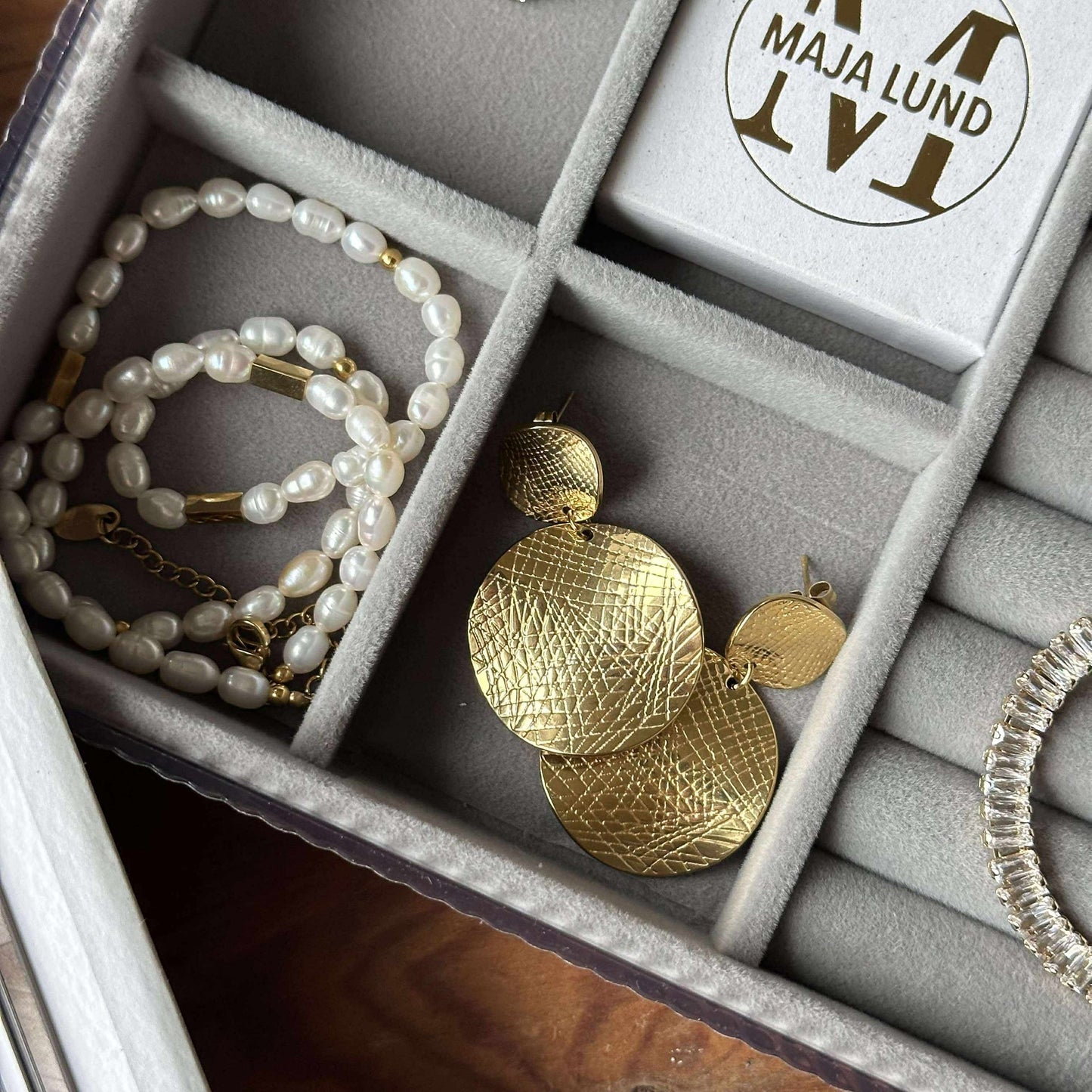 Örhängen ALBERTE - 18k förgyllt