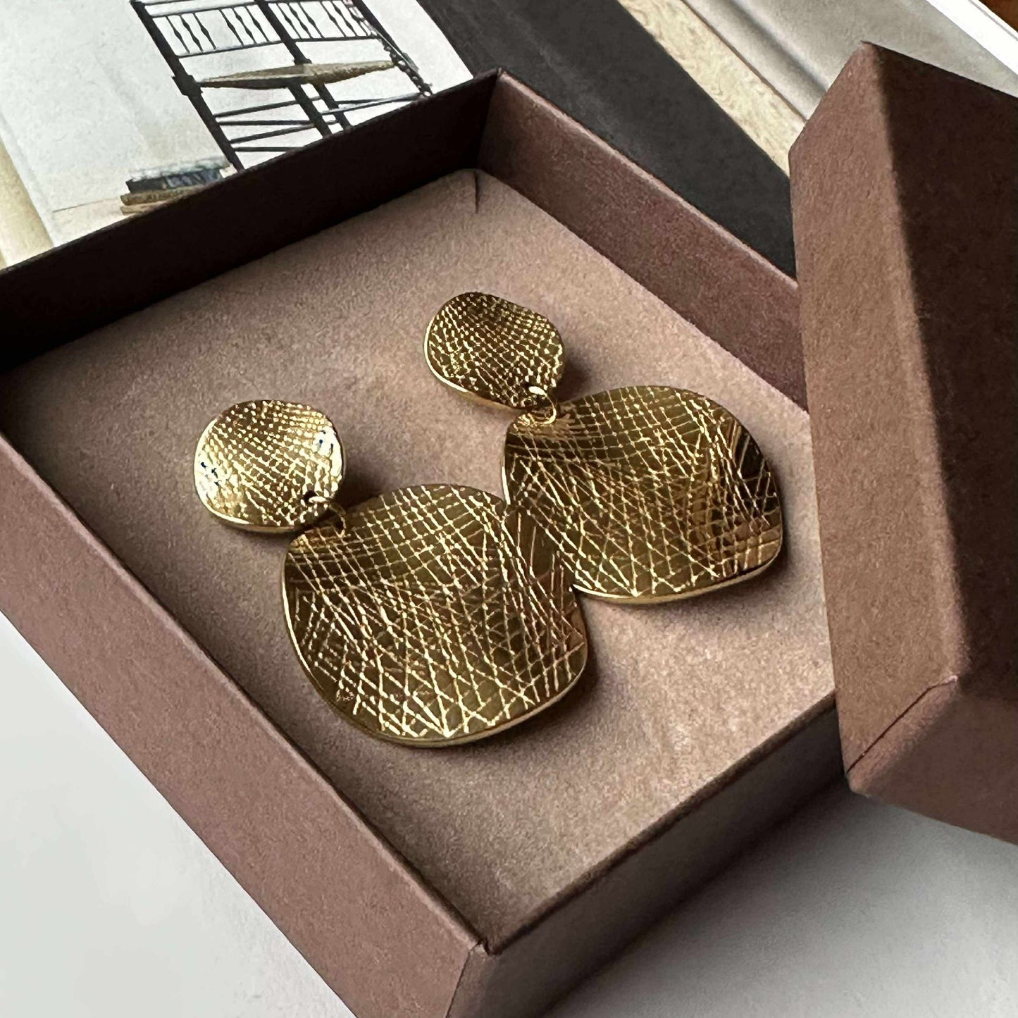 Örhängen ALBERTE - 18k förgyllt