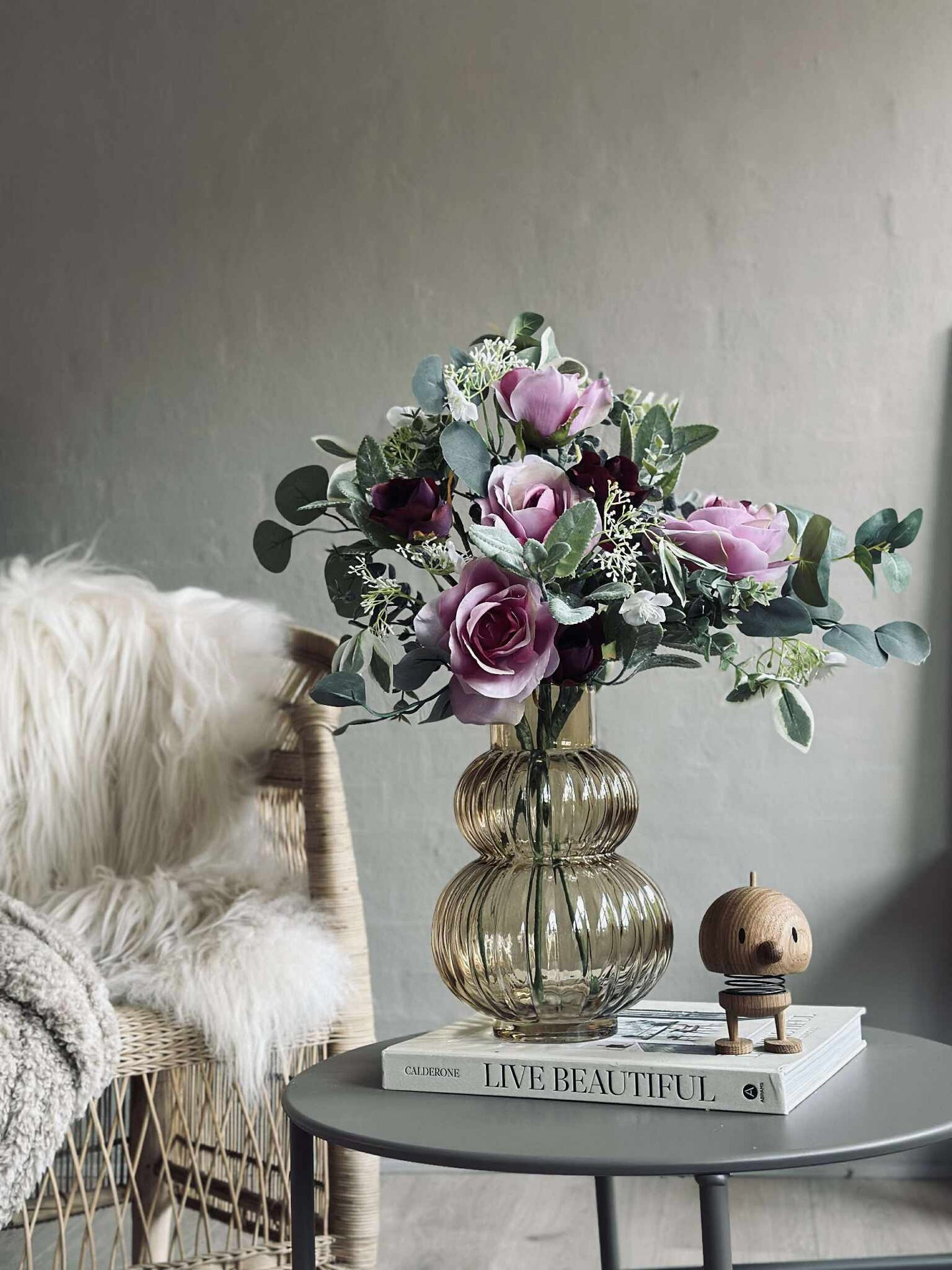 Bukett med rosor - Rosa