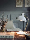 Bordslampa Retro - Vit / guld