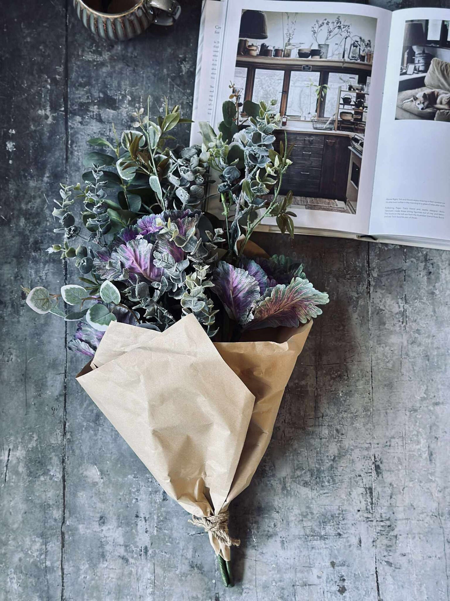 Bukett - Grön / Lila