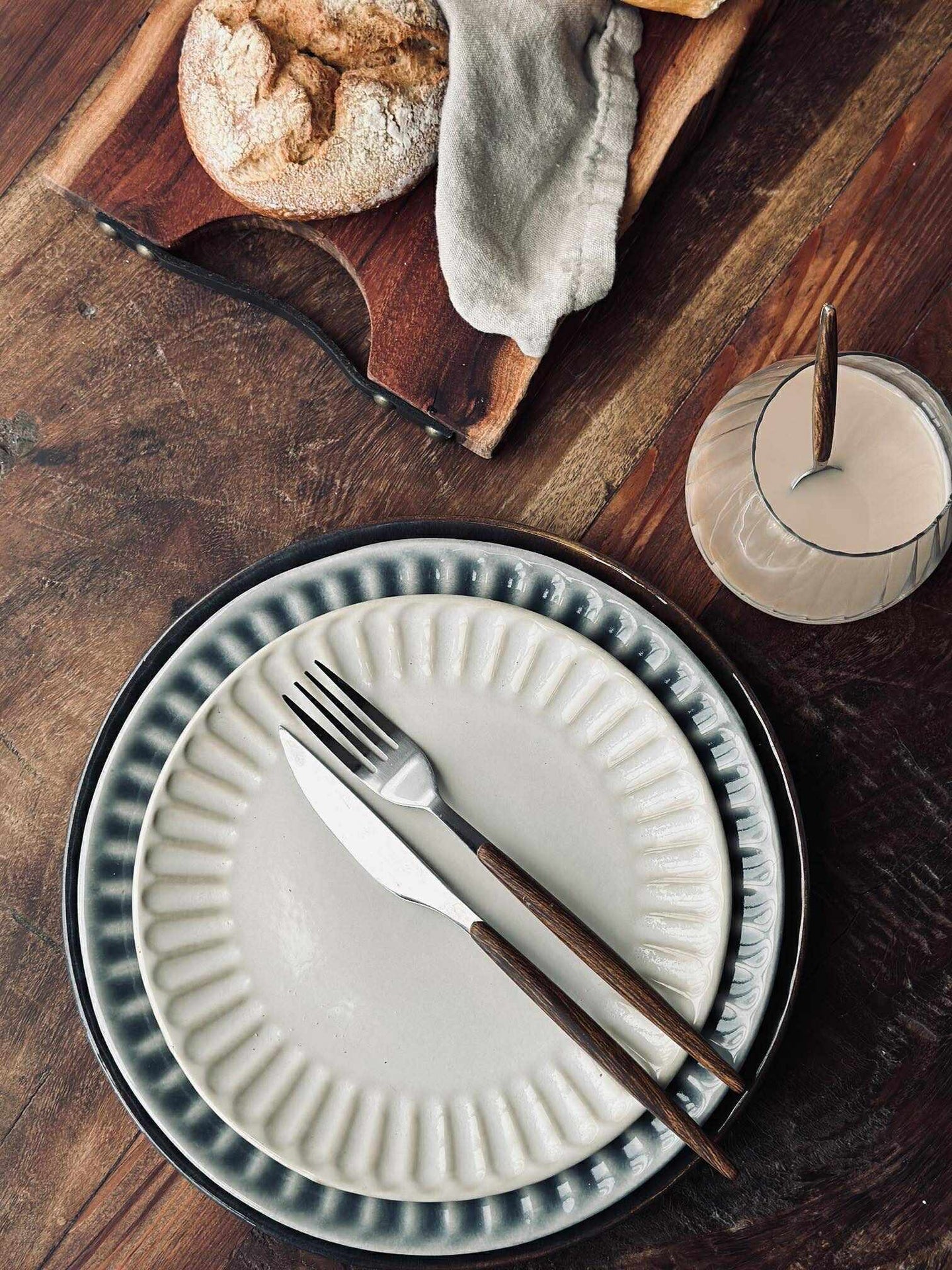 Tallrik VIGA Sand - Flera storlekar