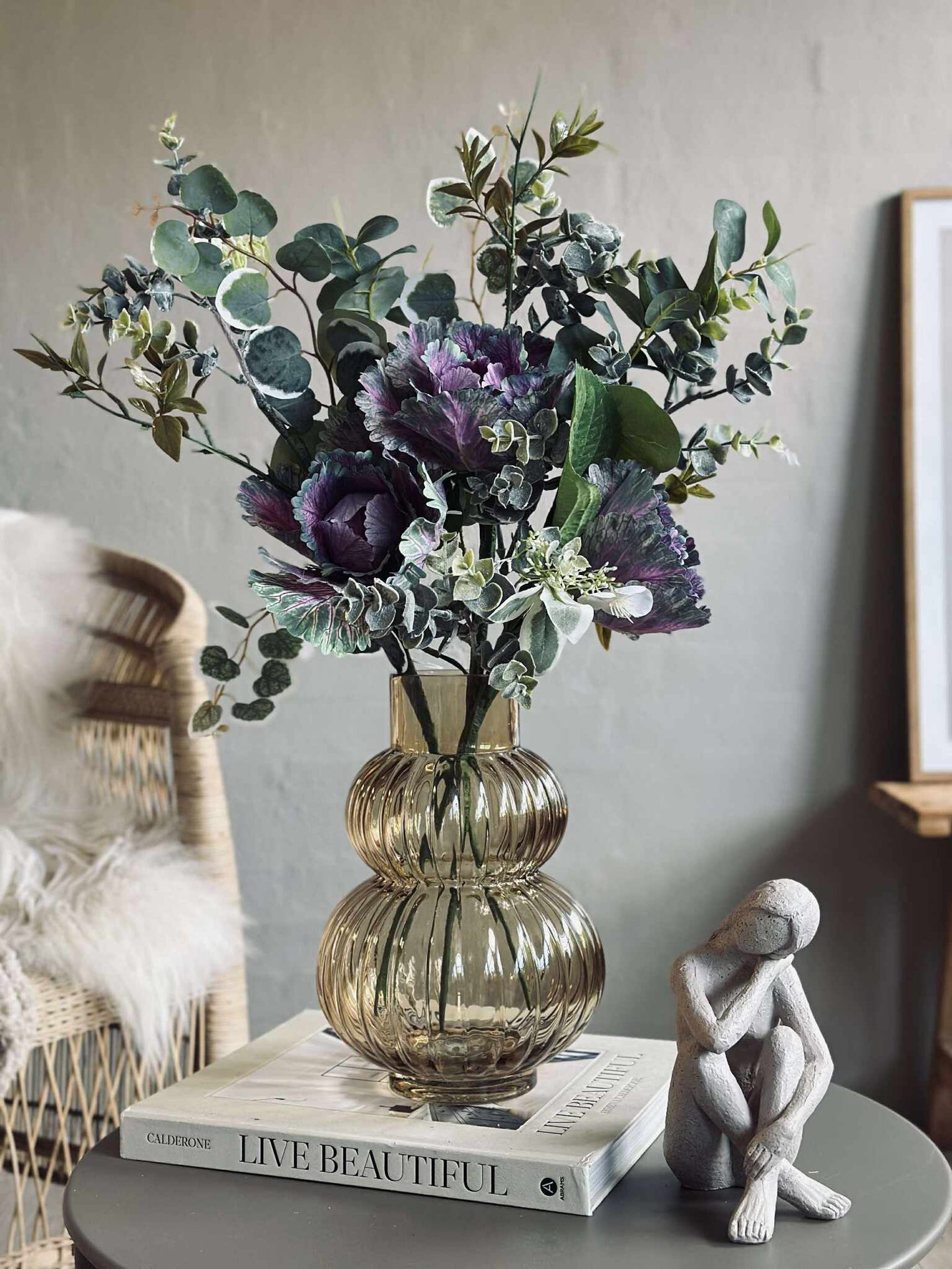 Bukett - Grön / Lila