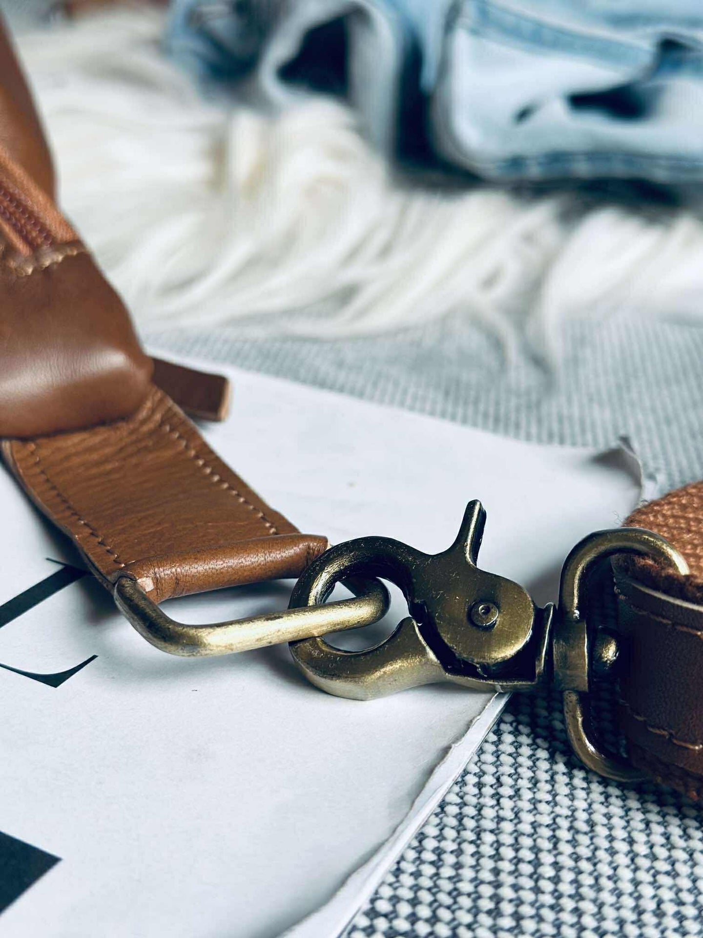 Midjeväska Anna - Cognac