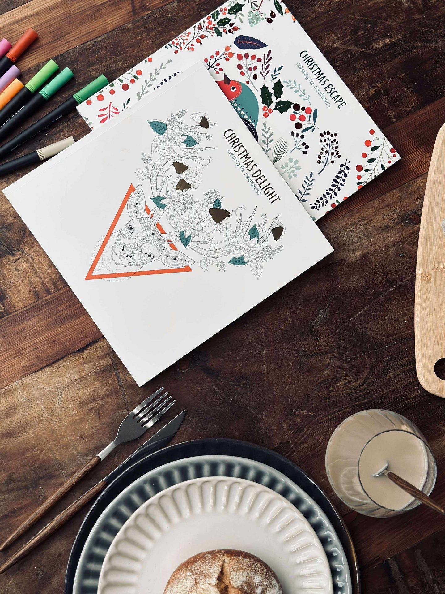 Målarbok för vuxna - Julmix