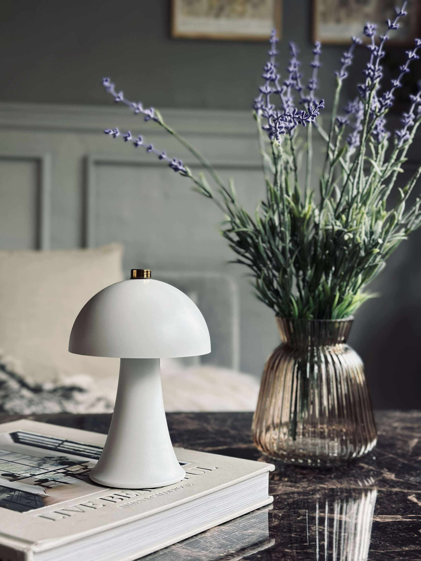 Bordslampa Mini Touch - Vit