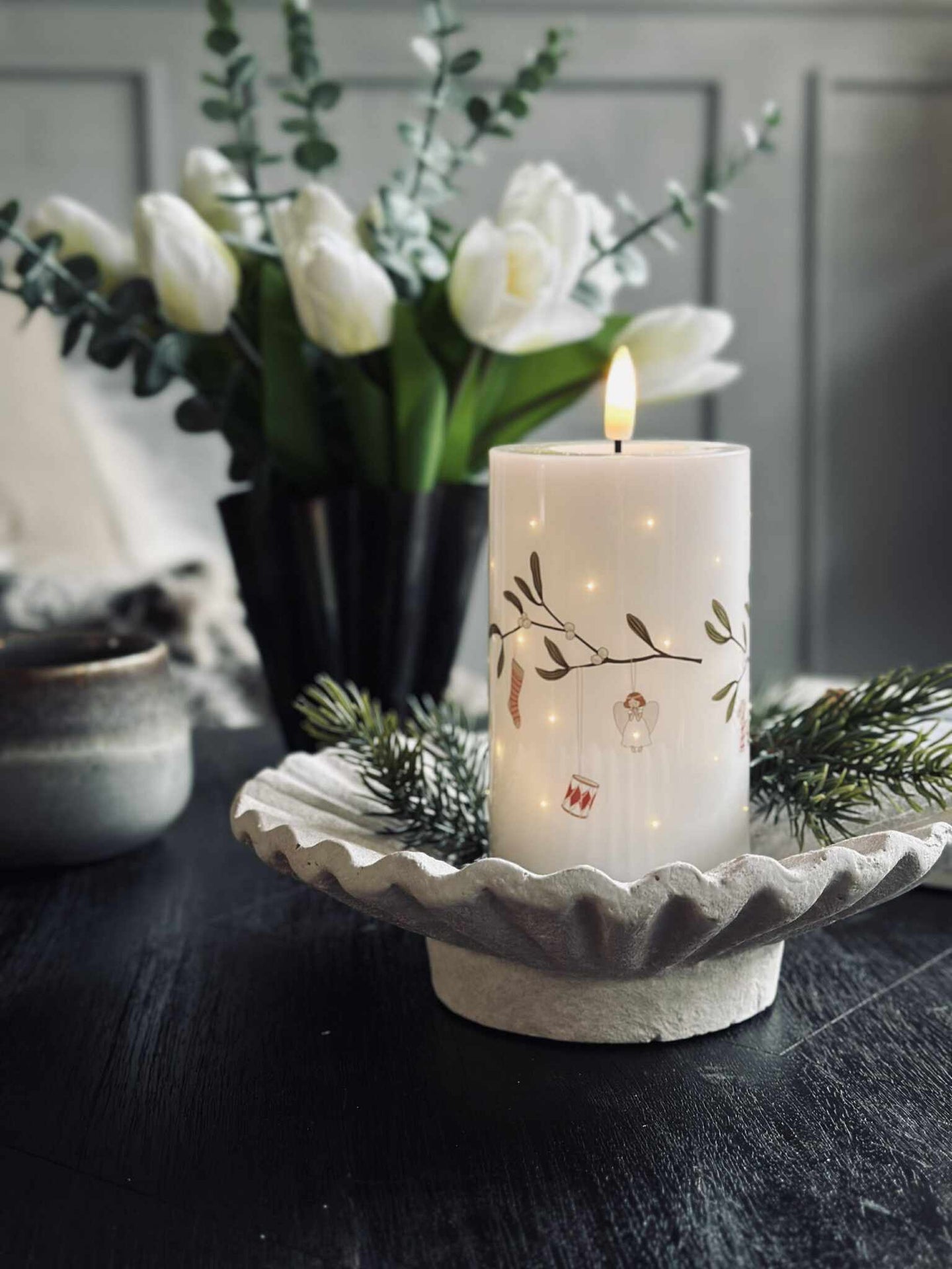 LED Blockljus TWINKLE - Mistel