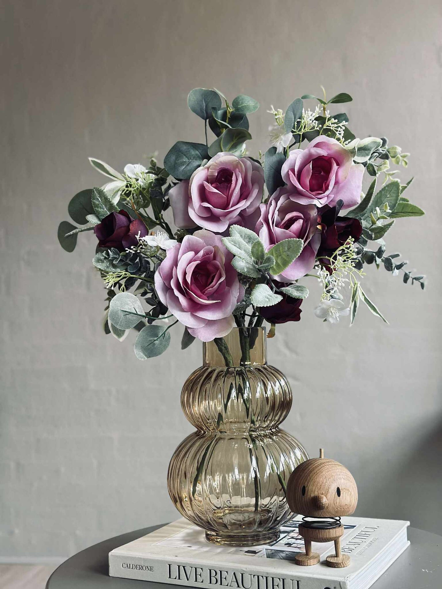 Bukett med rosor - Rosa