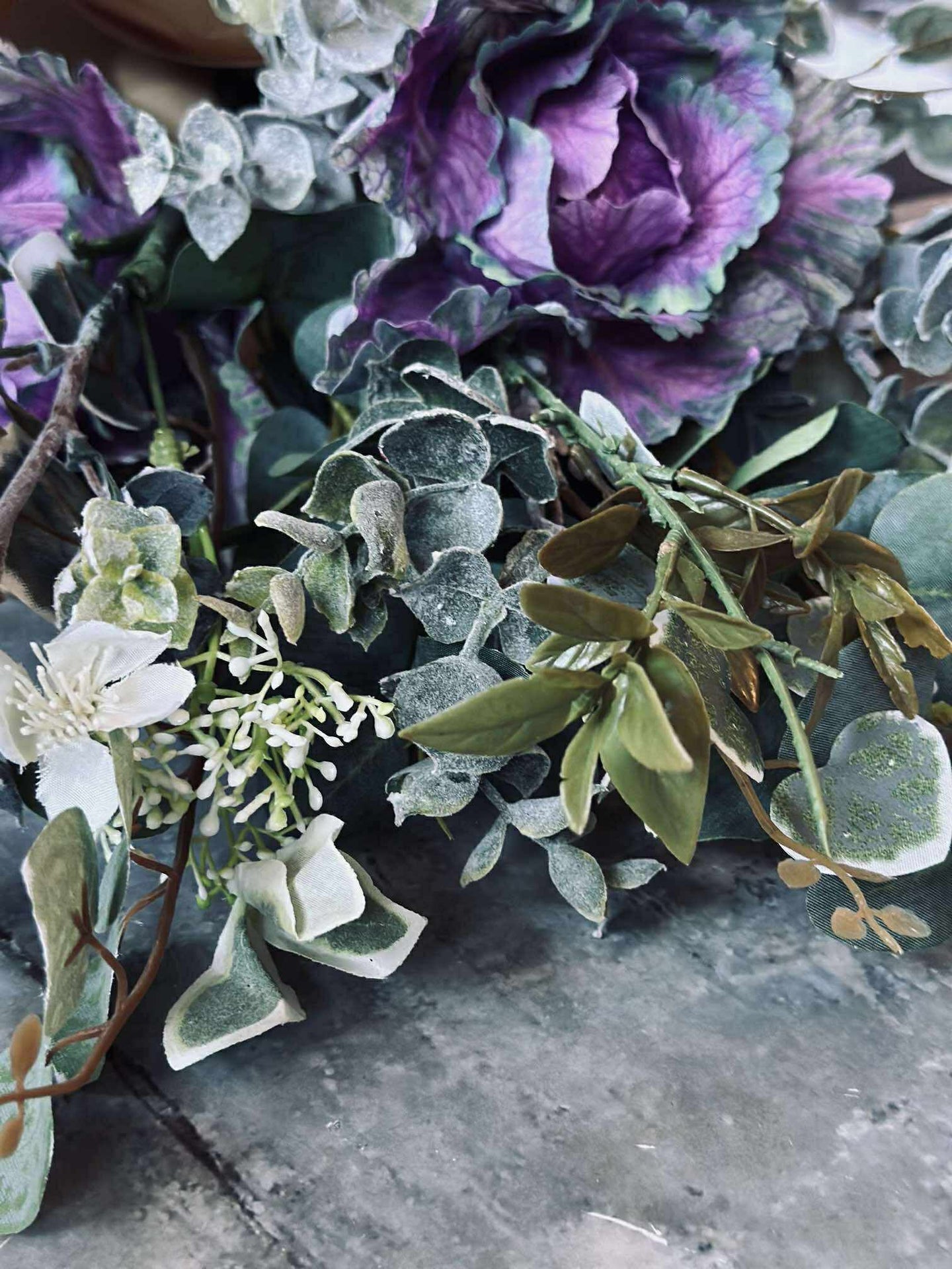Bukett - Grön / Lila