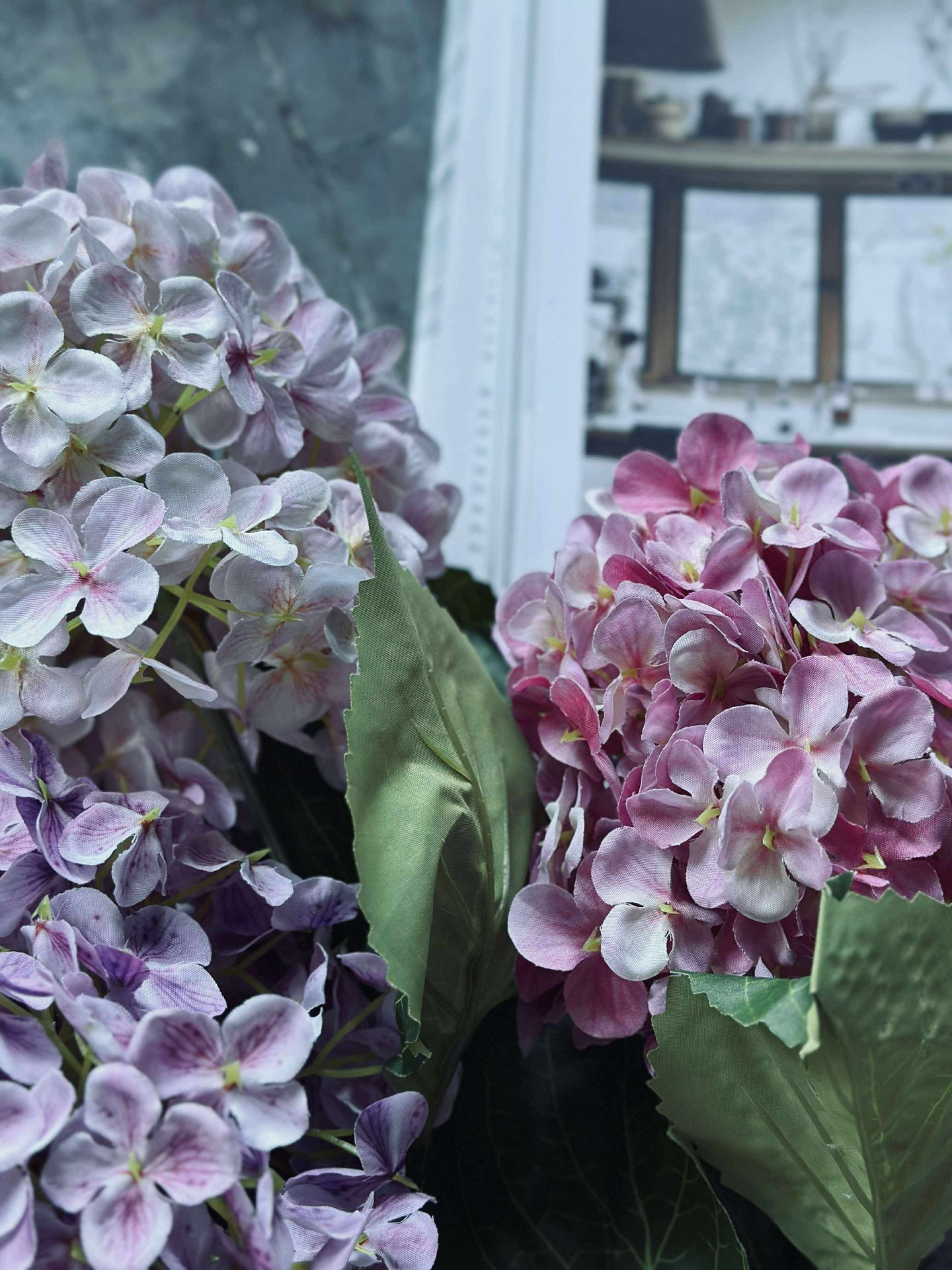 Bukett - Hortensia Rosa / Lila