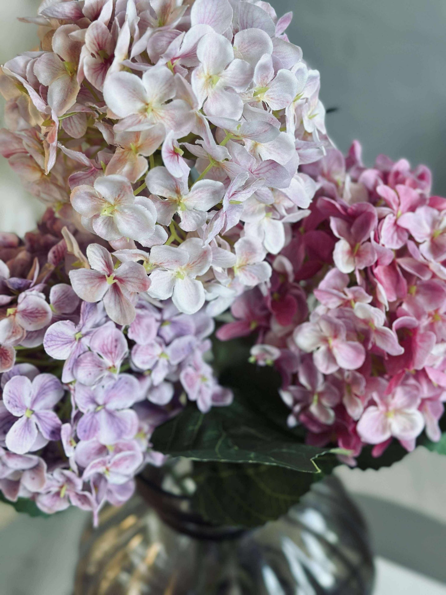 Bukett - Hortensia Rosa / Lila