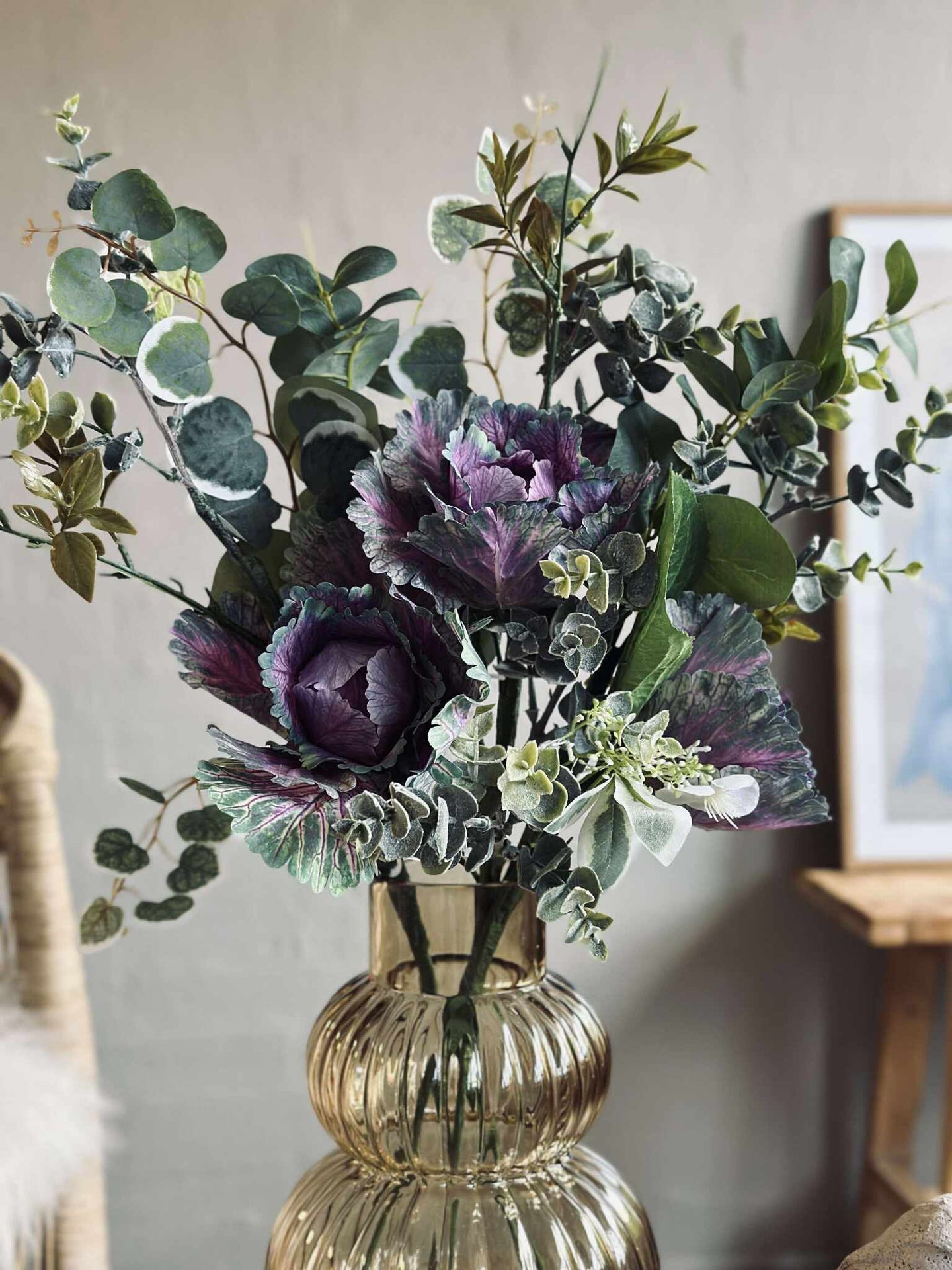 Bukett - Grön / Lila